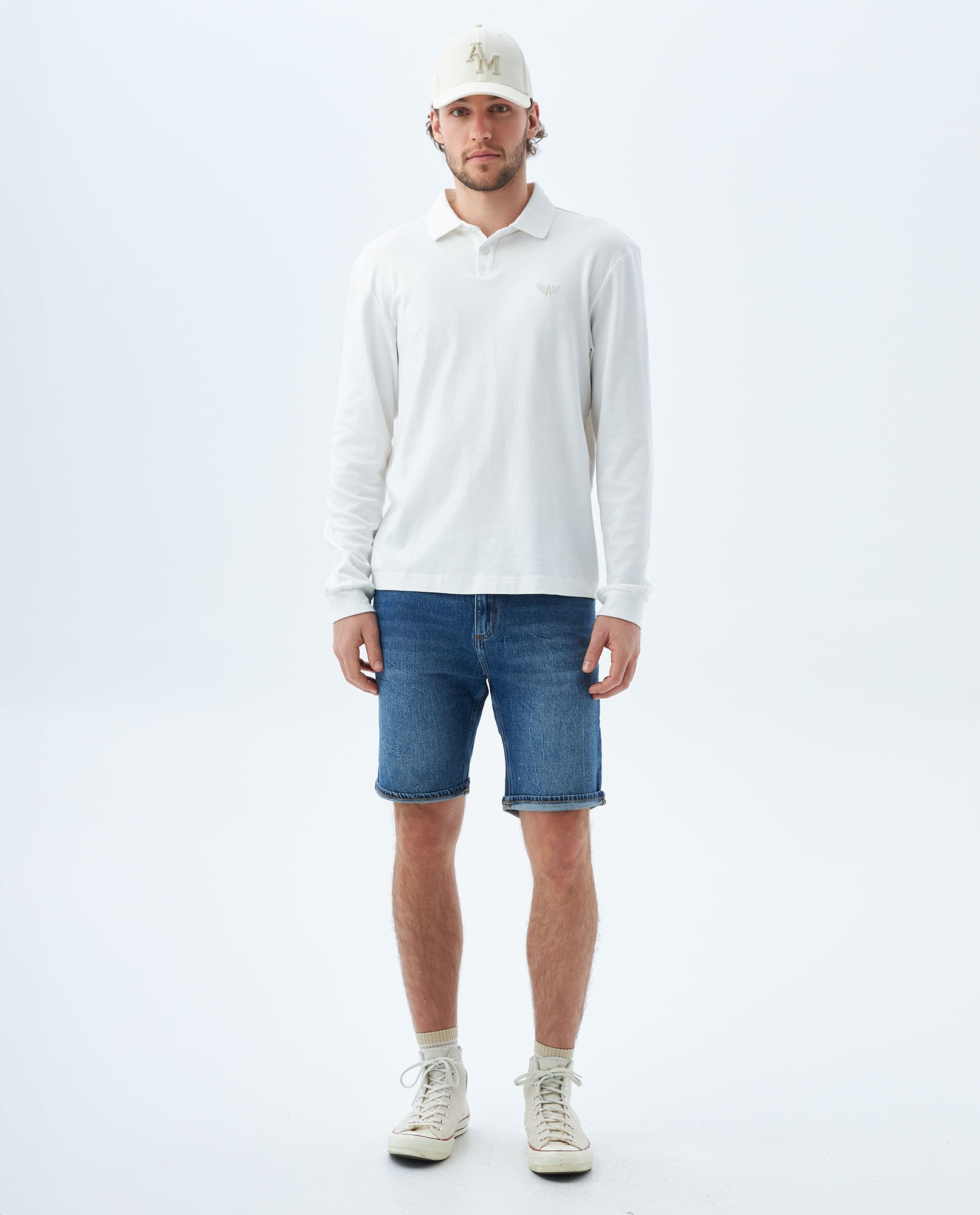 Bermuda tono medio para hombre