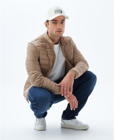 Chaqueta abullonada para hombre