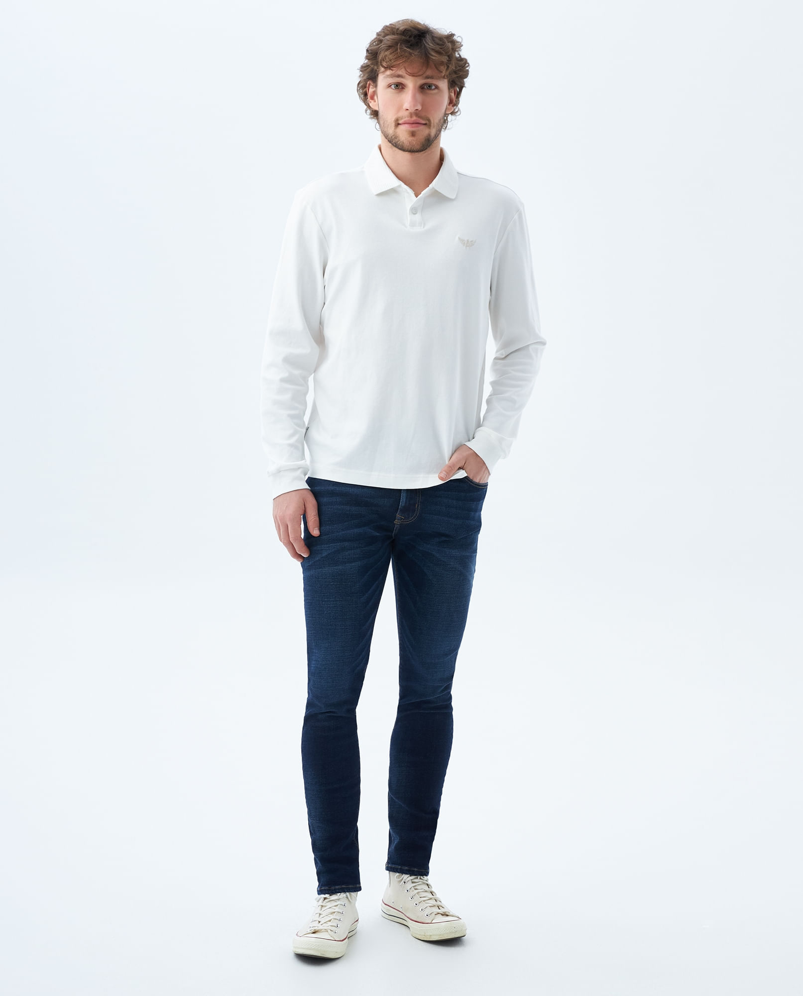 Jean Skinny tono oscuro para hombre