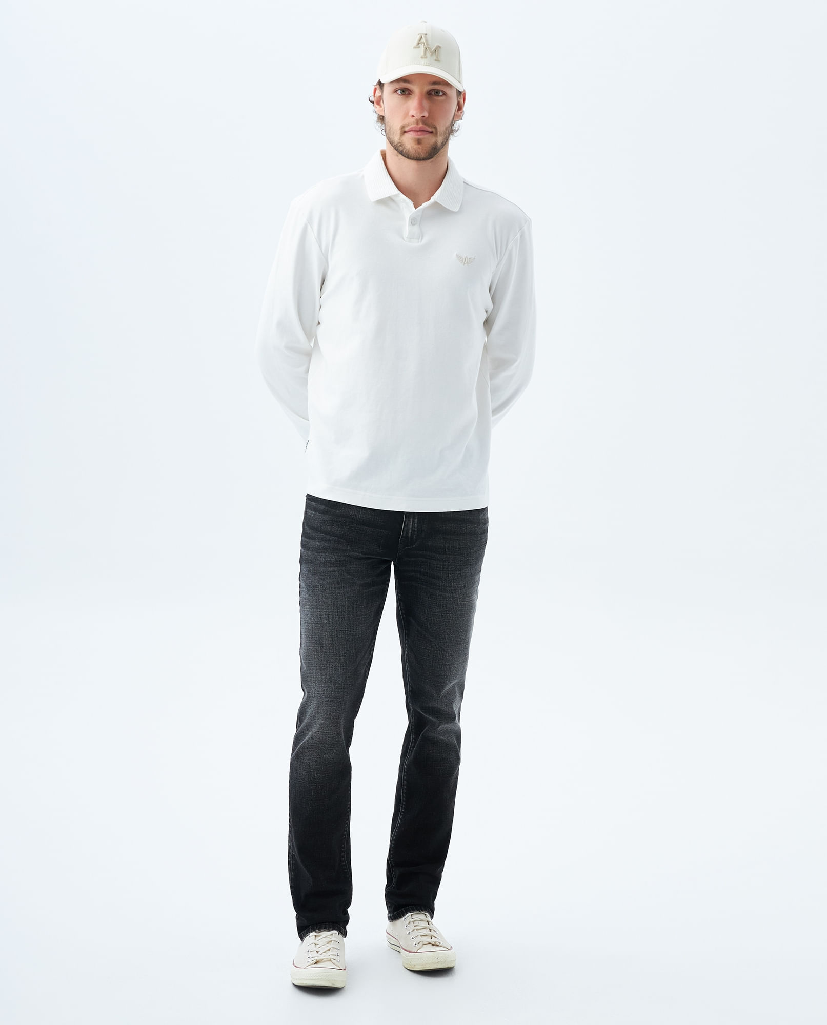 Jean Slim negro para hombre