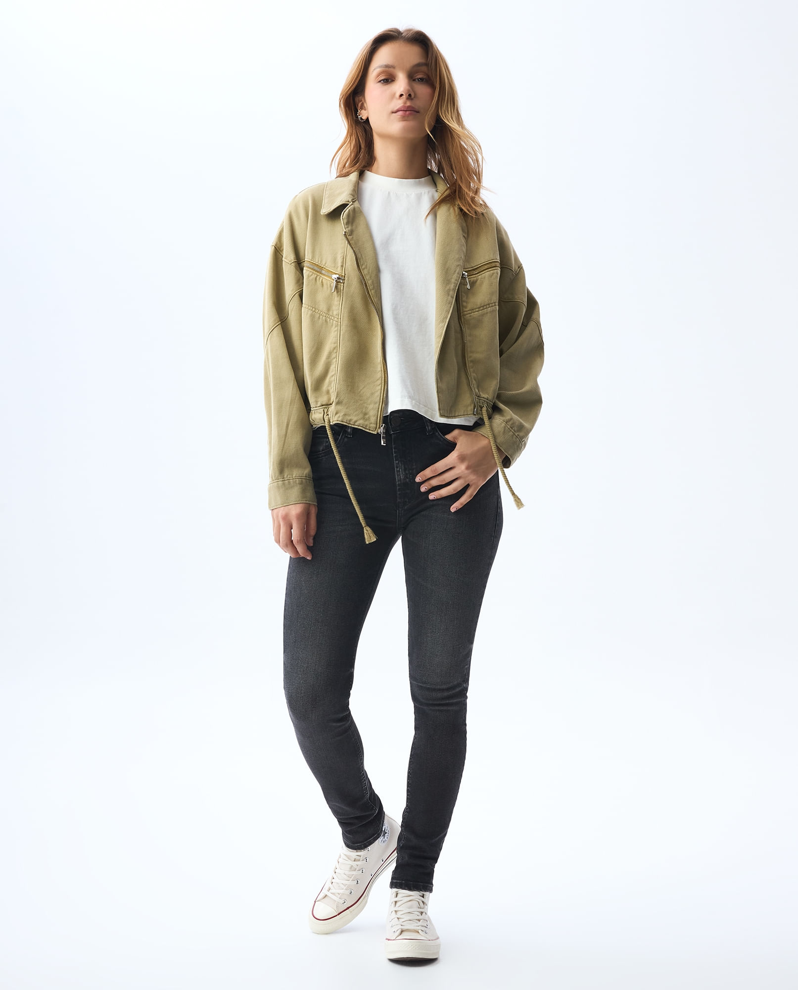 Jean Jegging black denim para mujer