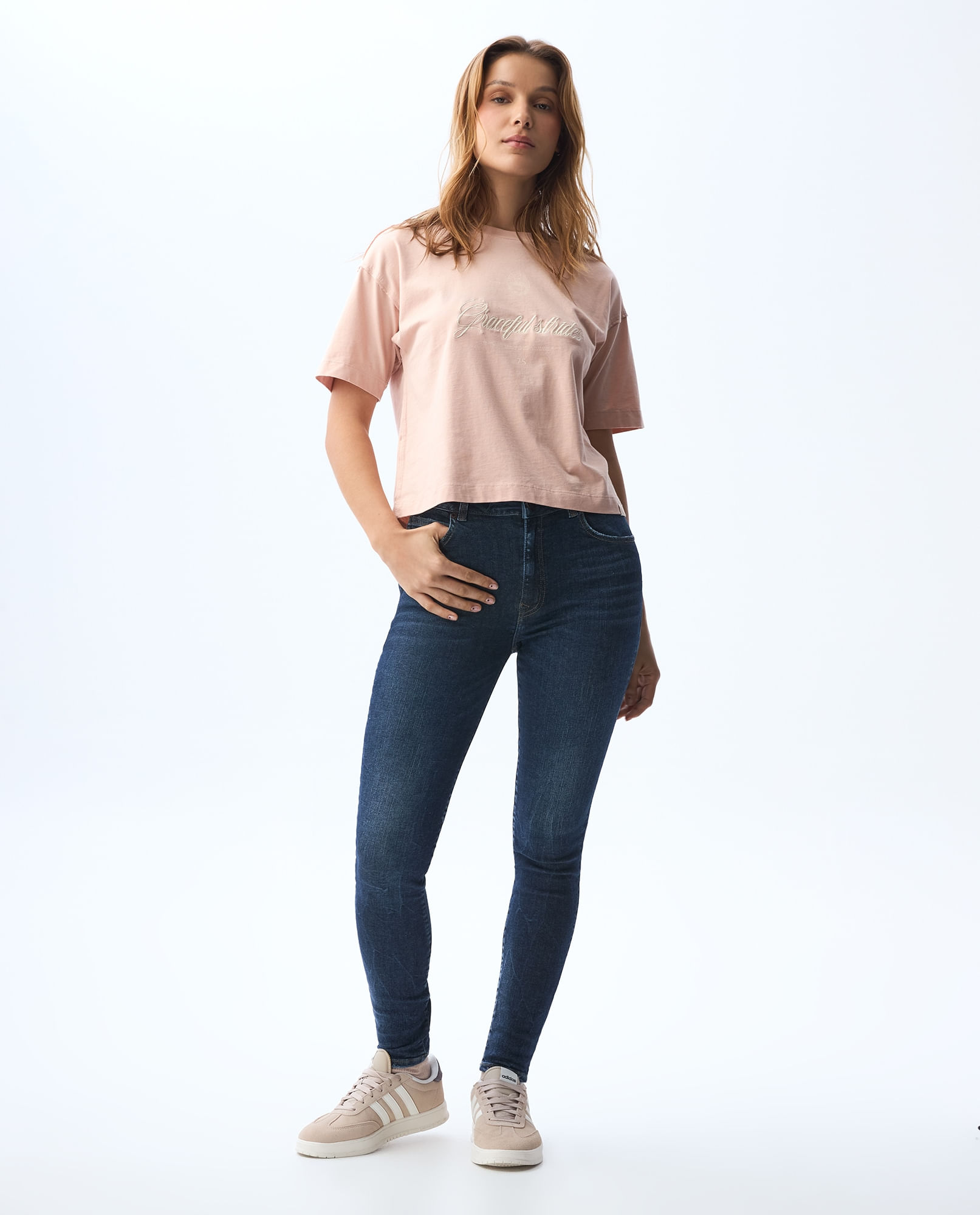 Jean Jegging con bota ajustada para mujer