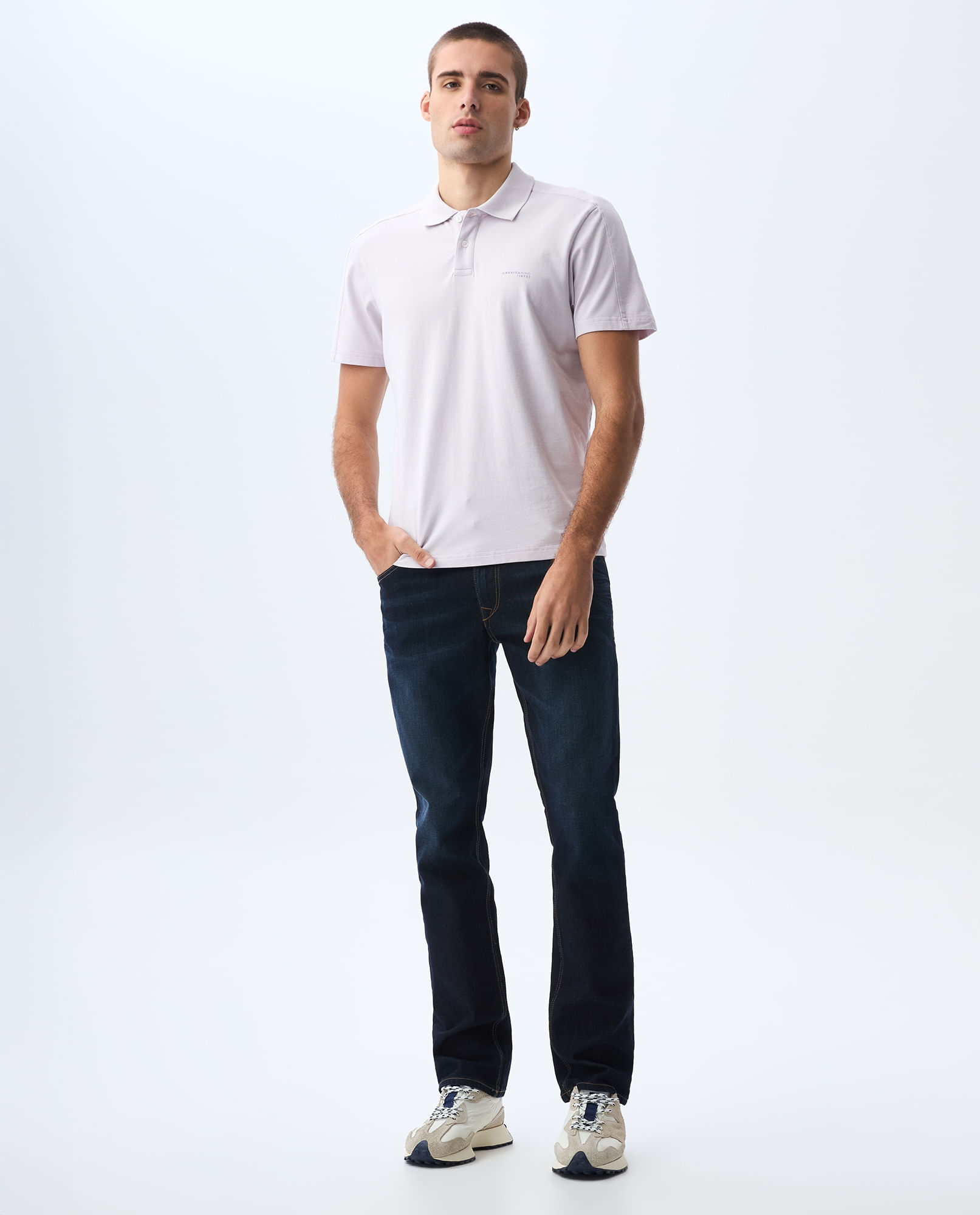 Polo clásica con tecnología HeiQ Mint para hombre