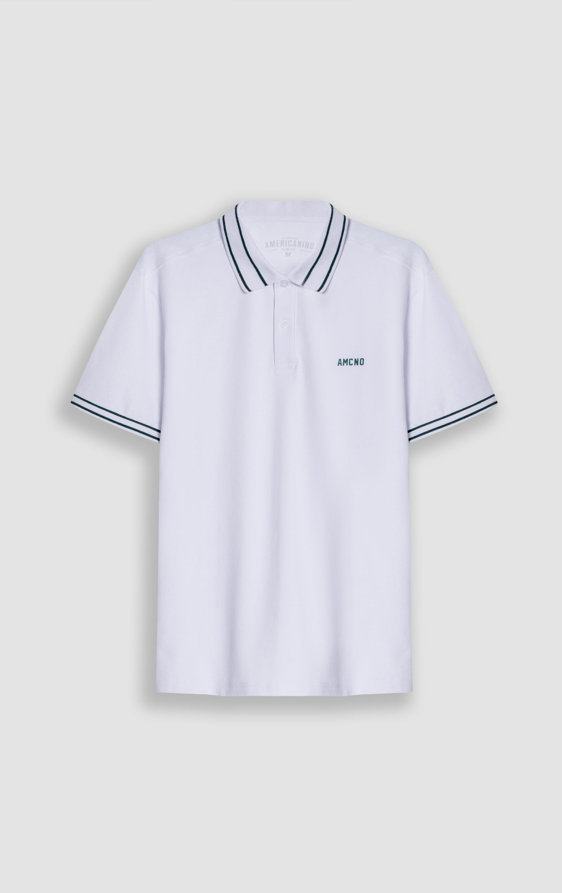 Polo con detalle bordado para hombre