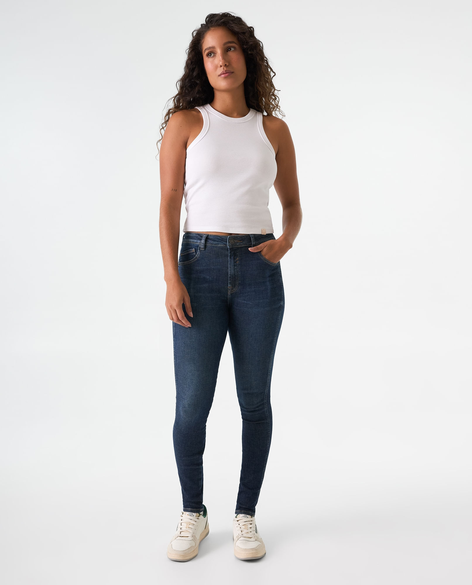 Jean Jegging con raspones y rotos para mujer