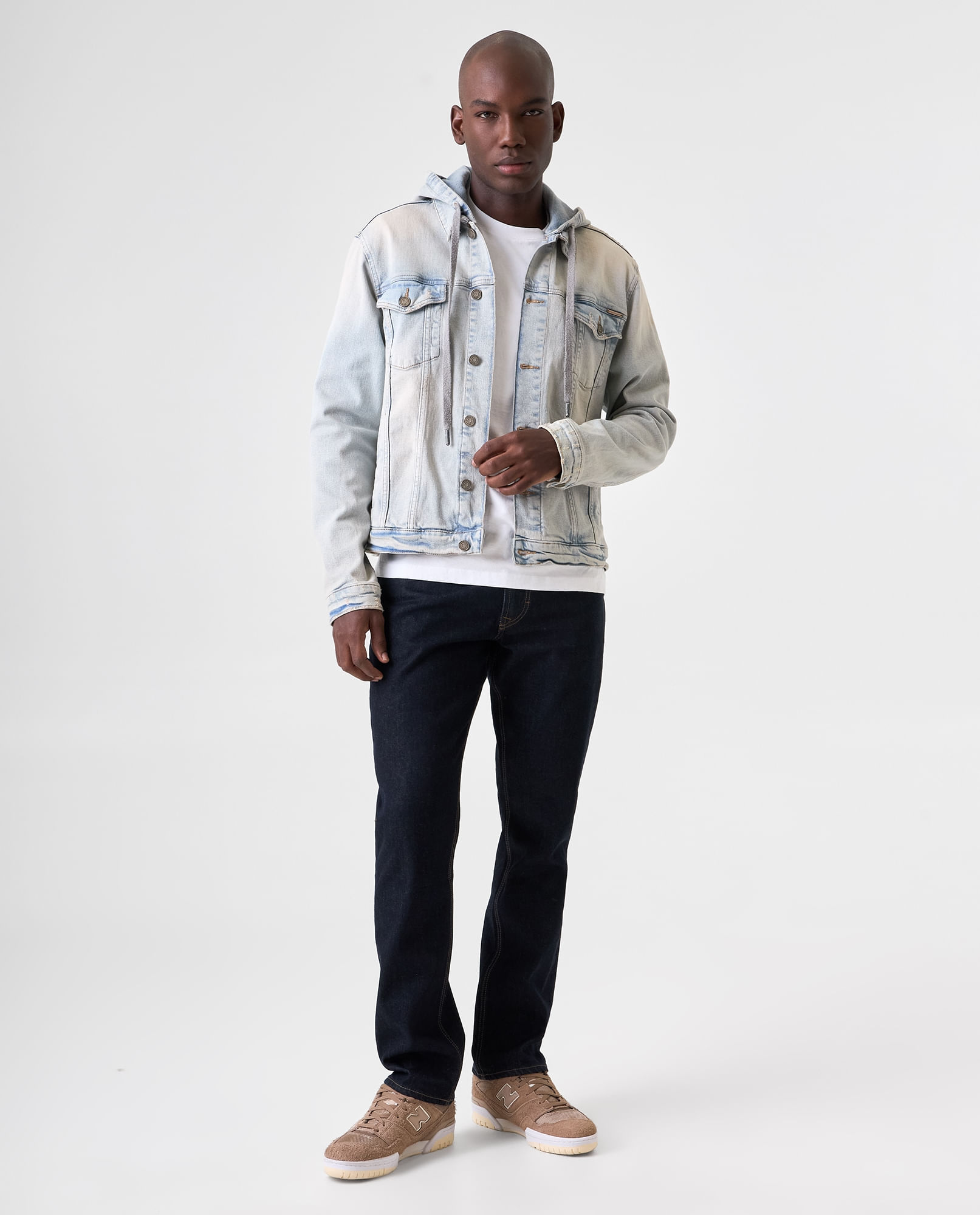 Jean Slim and Straight bota recta para hombre