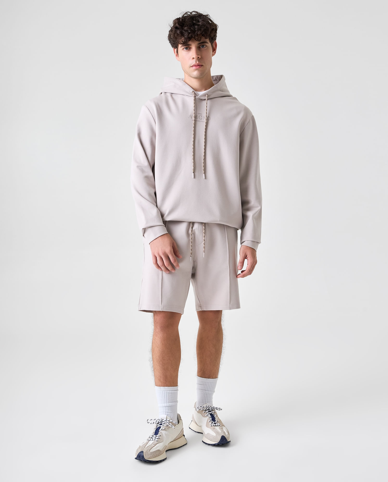 Buzo estampado con capucha para hombre