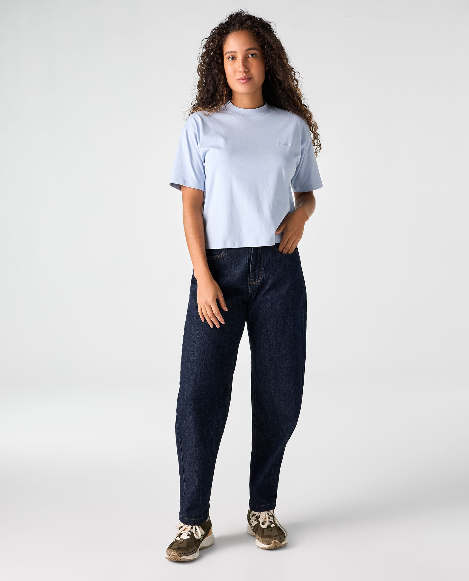 Camiseta con estampado localizado para mujer