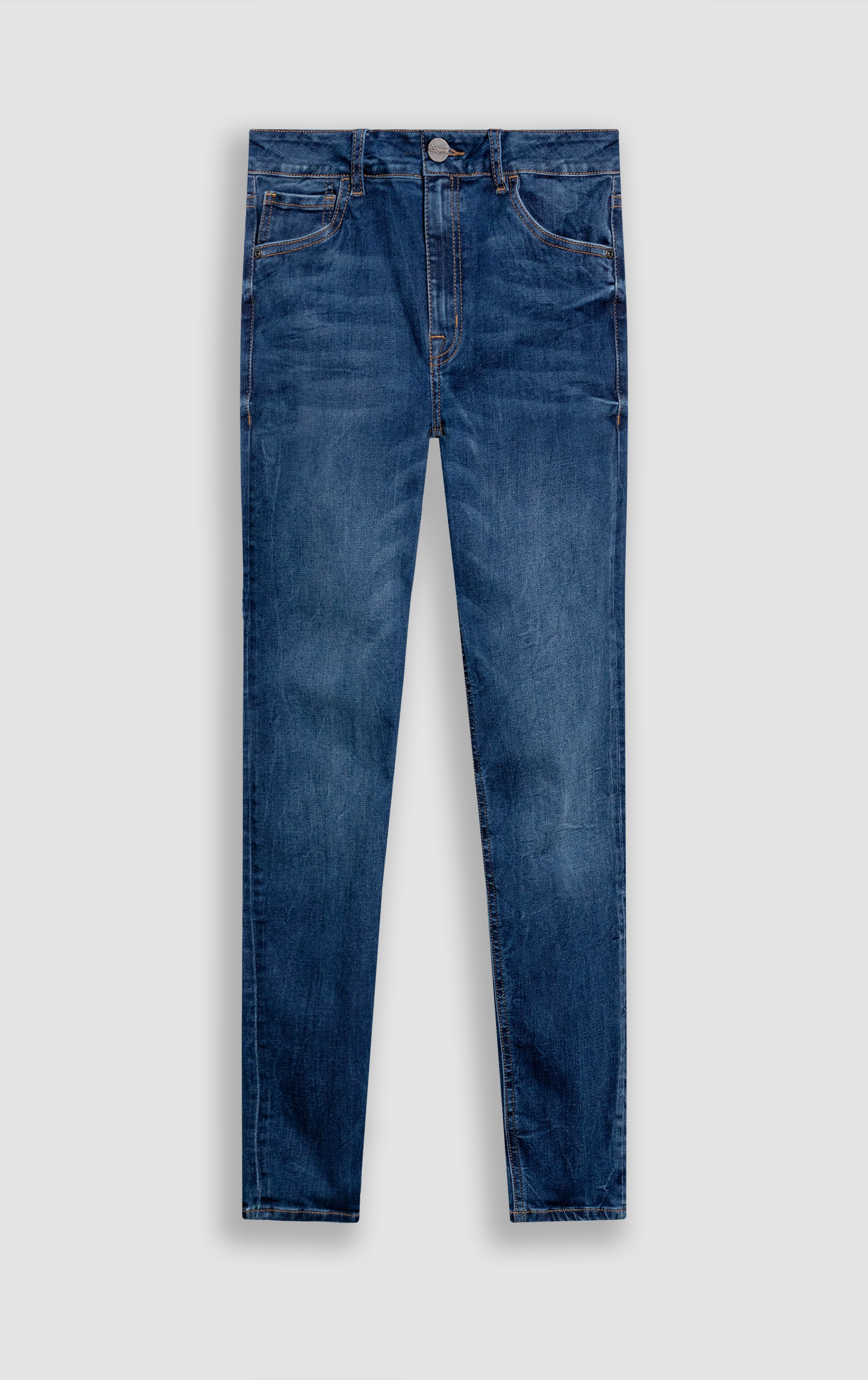 Jean Jegging tiro medio para mujer