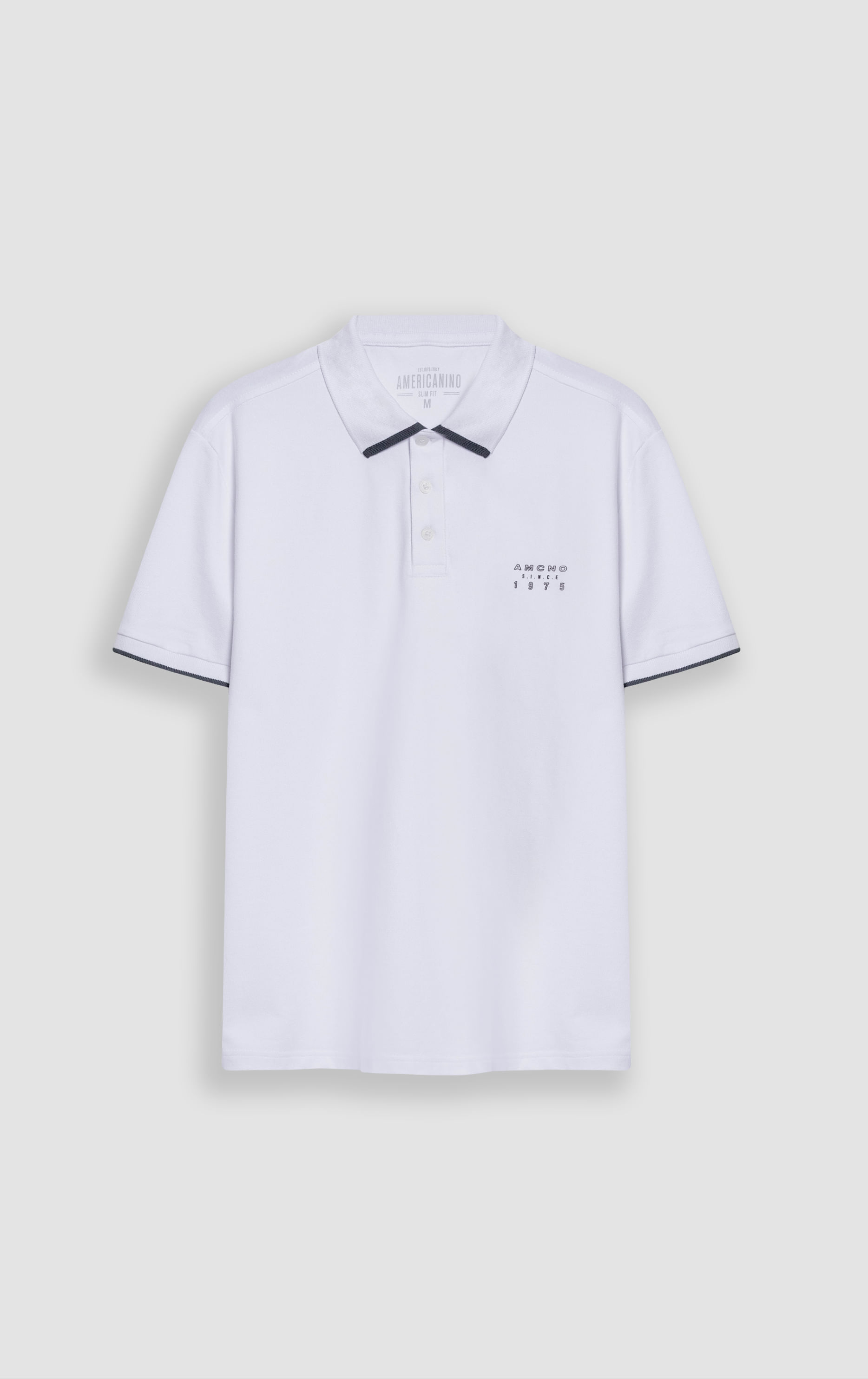 Polo Slim cuello neru para hombre