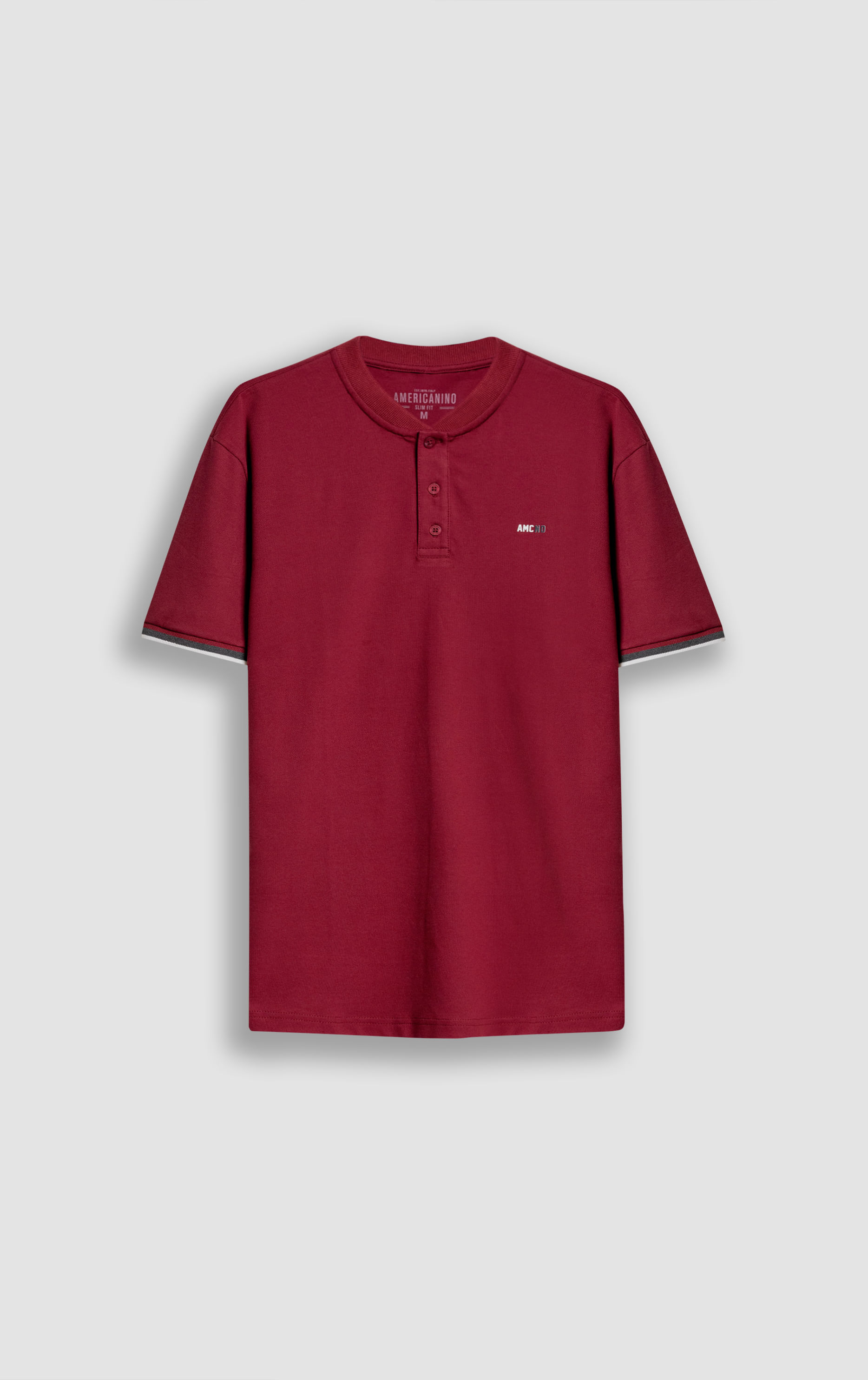Polo Slim con bordado para hombre
