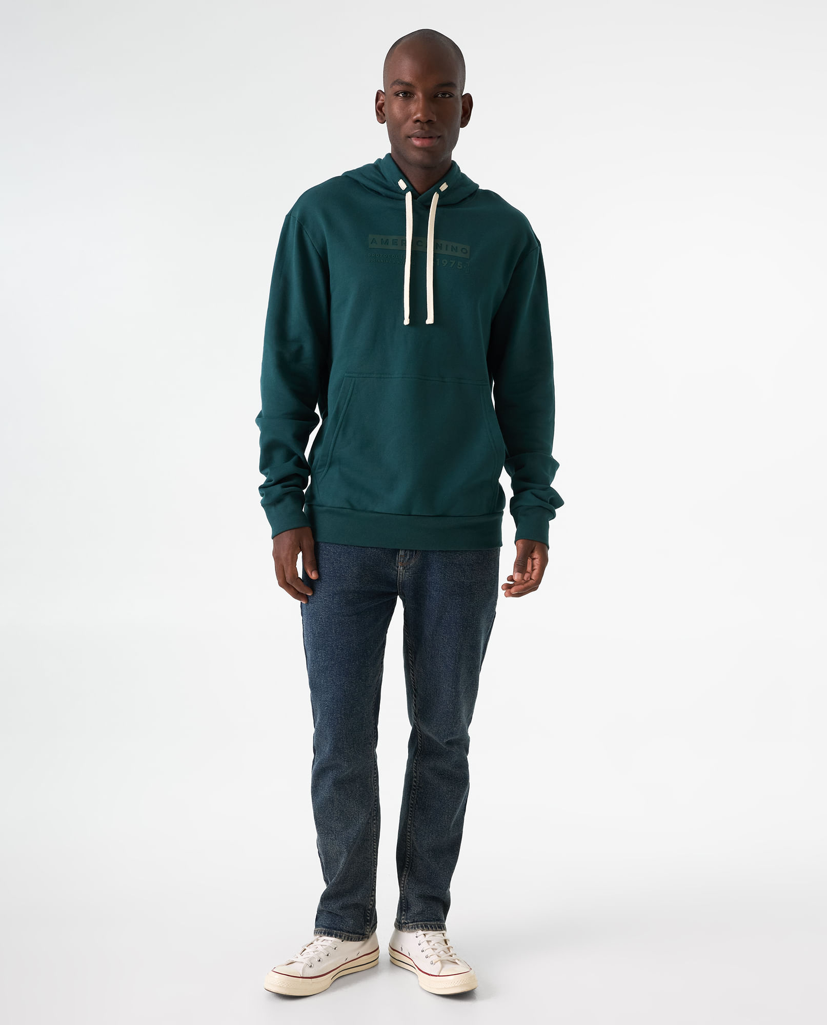 Buzo cerrado con capucha para hombre