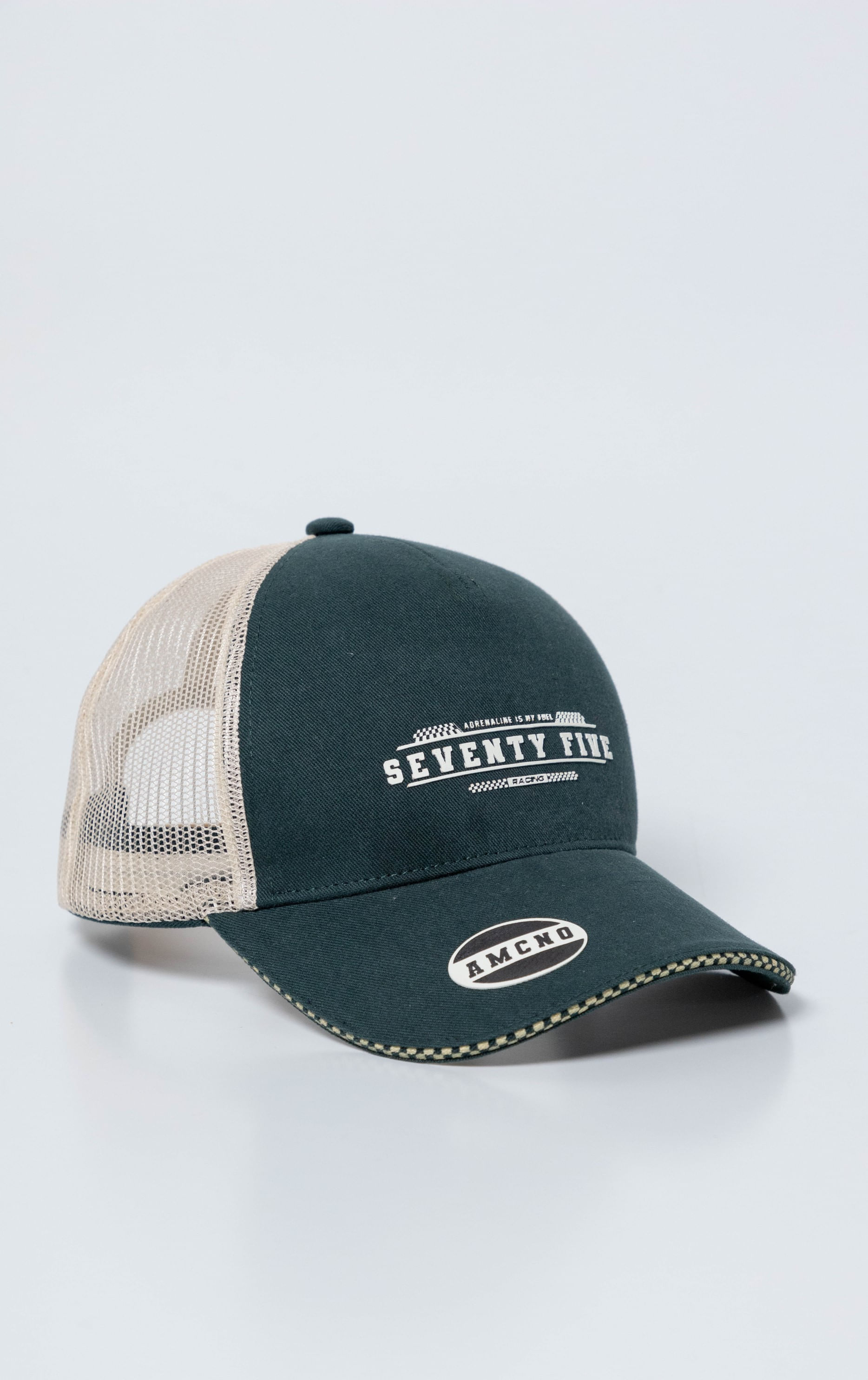 Gorra Trucker con estampado en teja para hombre