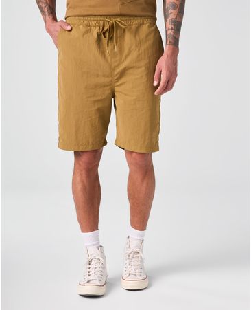 Bermuda jogger con pretina elástica para hombre