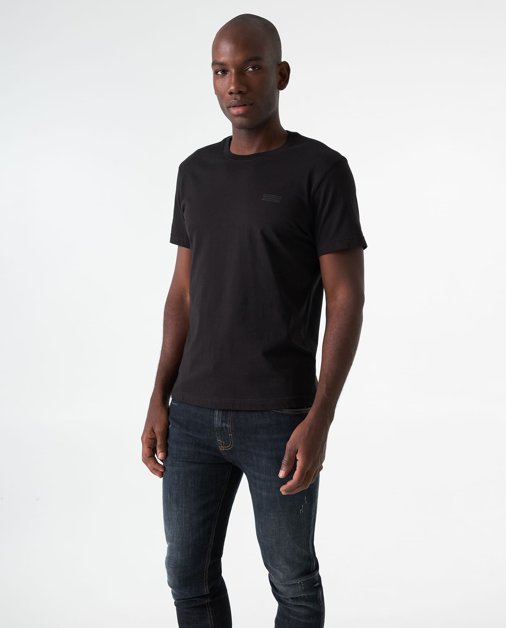 Camiseta Slim con estampado en punto corazón para hombre