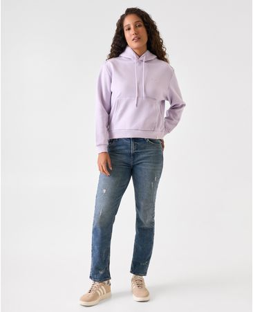 Buzo cerrado con capucha para mujer