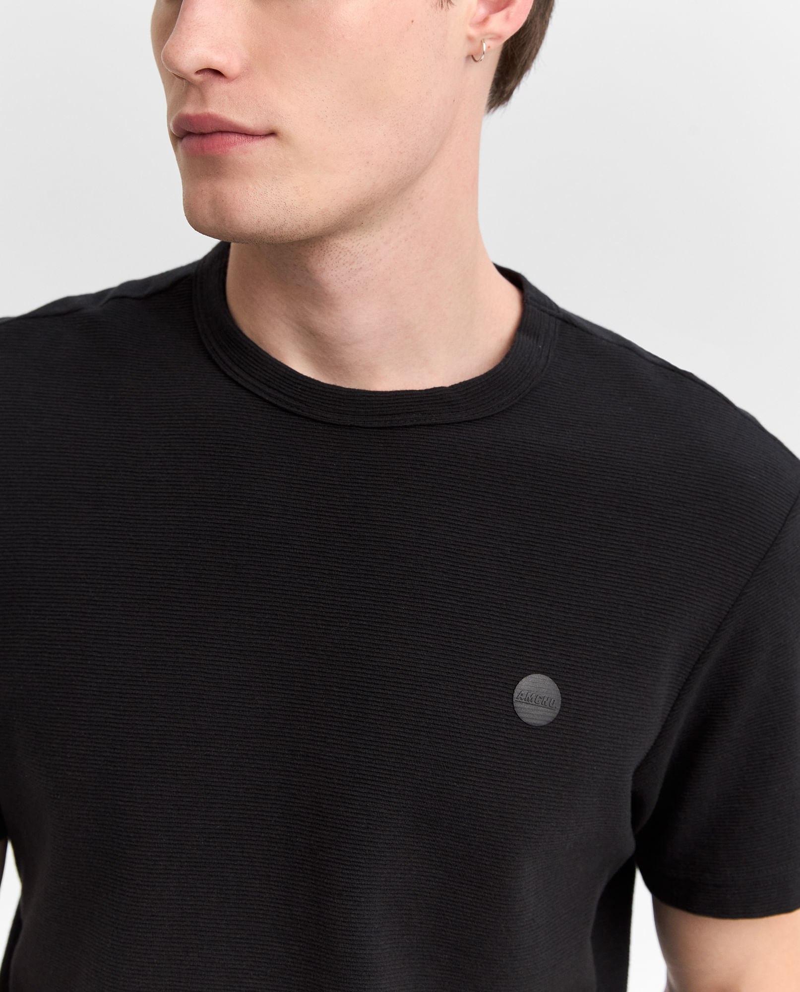 Camiseta de diseño con textura para hombre