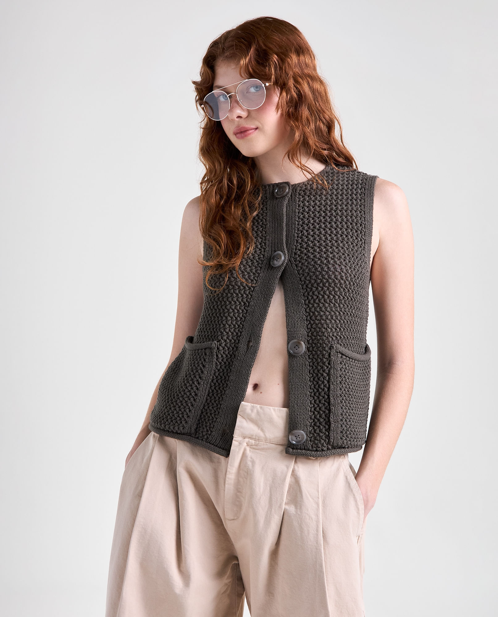 KNITED VEST