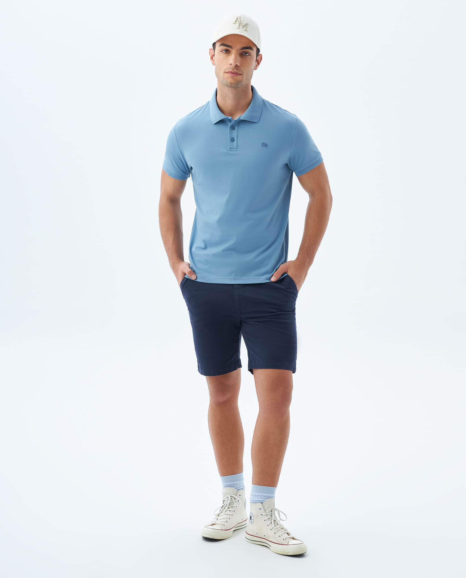 Bermuda tipo chino para hombre
