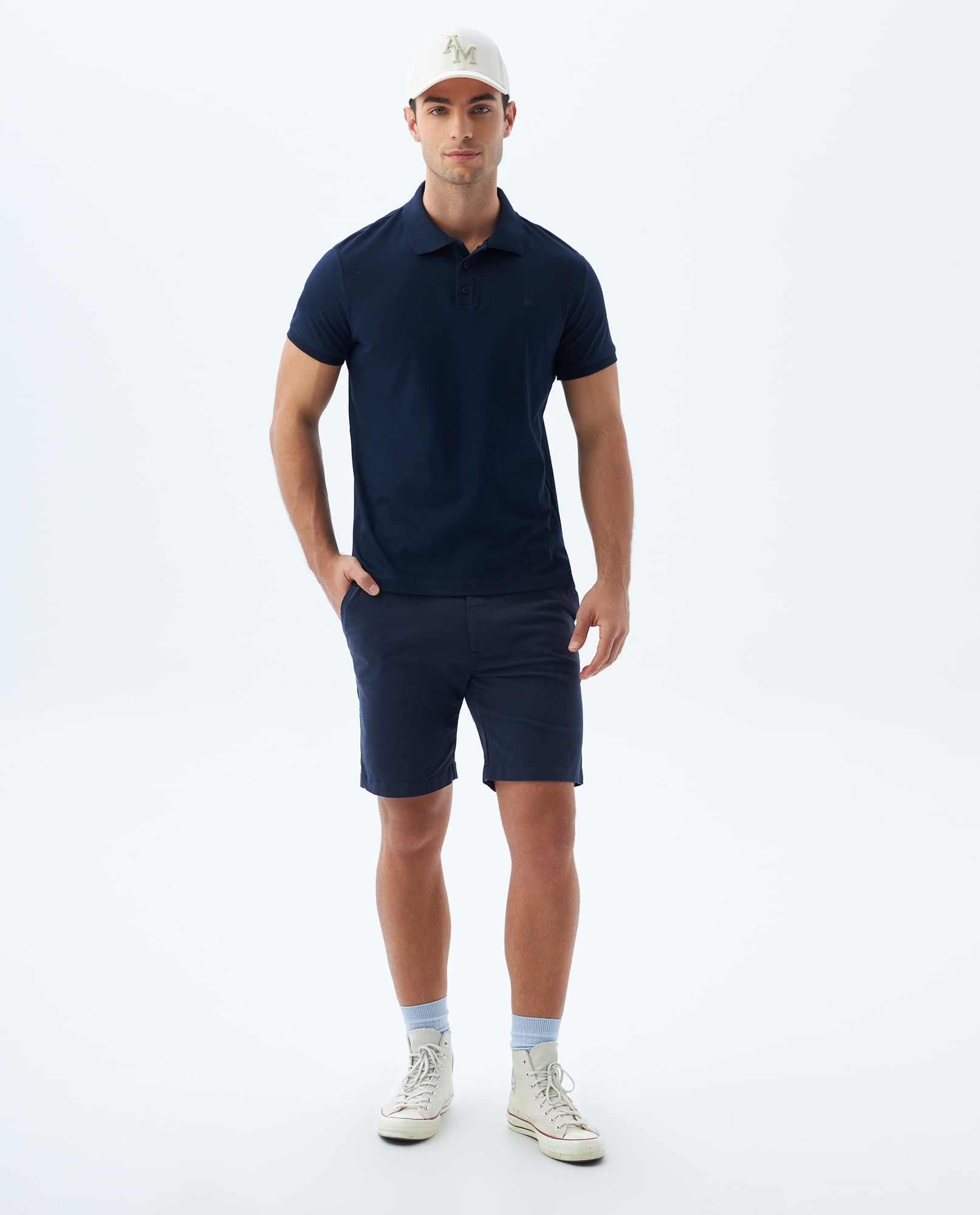 Polo Slim básica para hombre