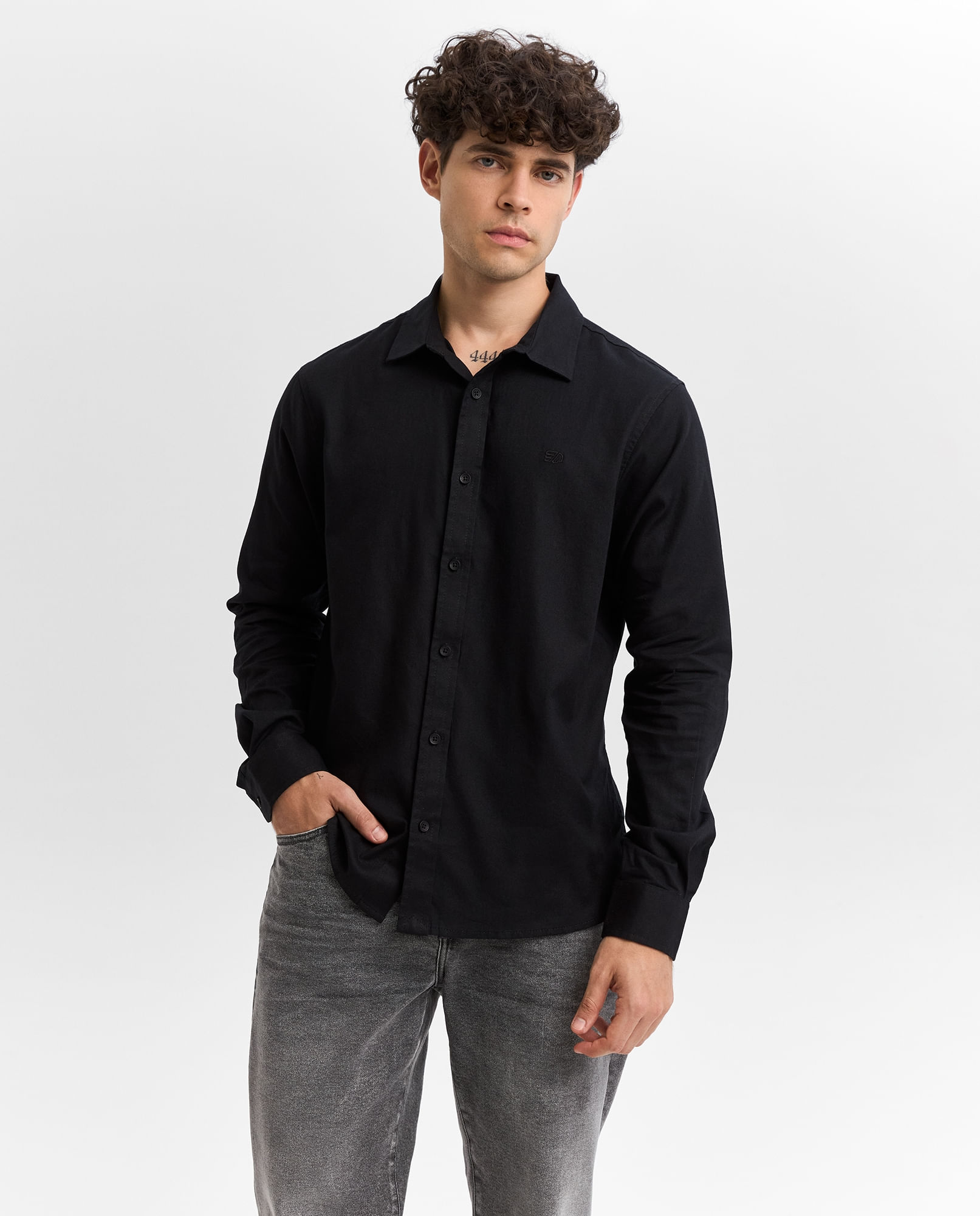 Camisa Manga Larga Masculina