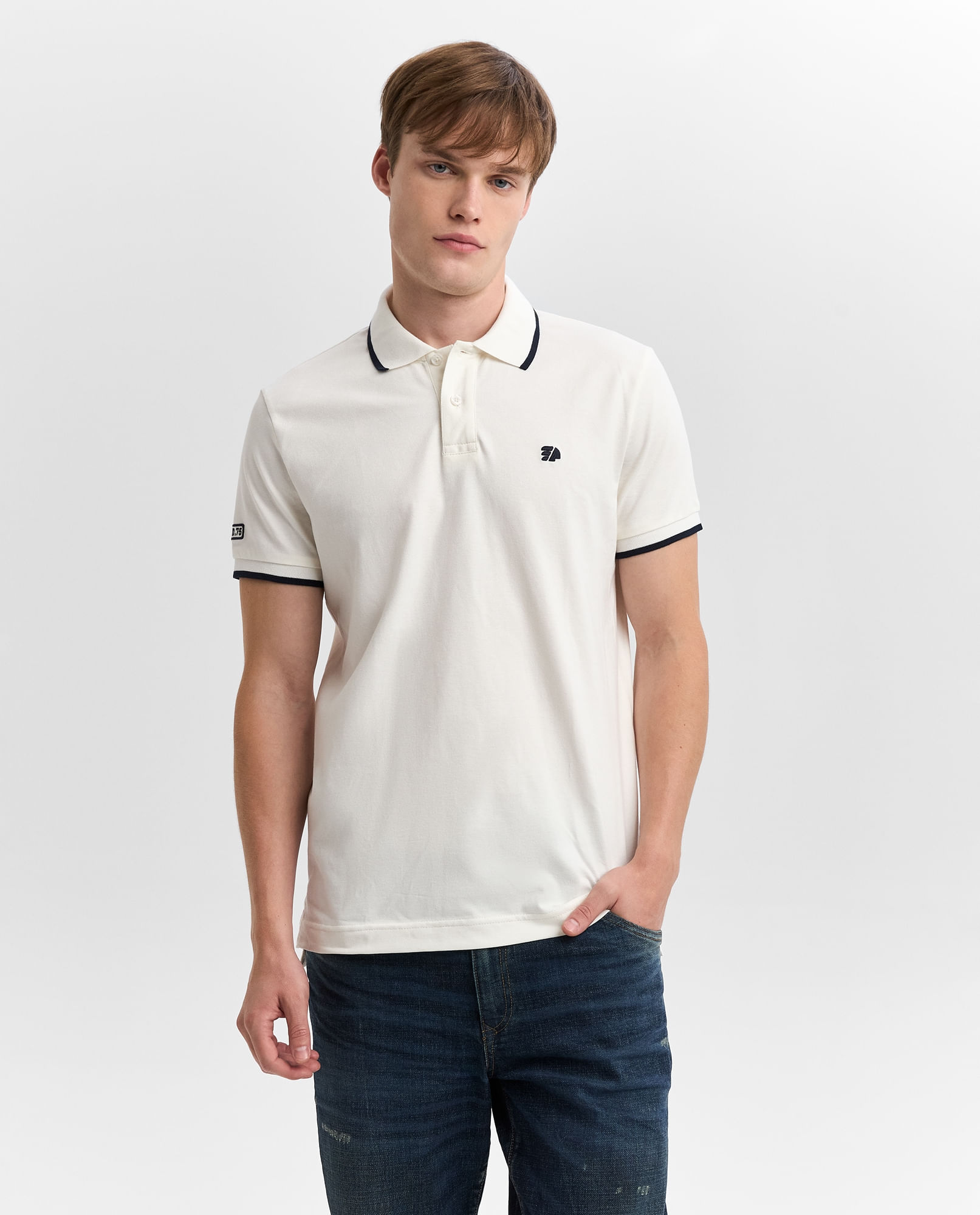 Polo Masculino de Manga Corta