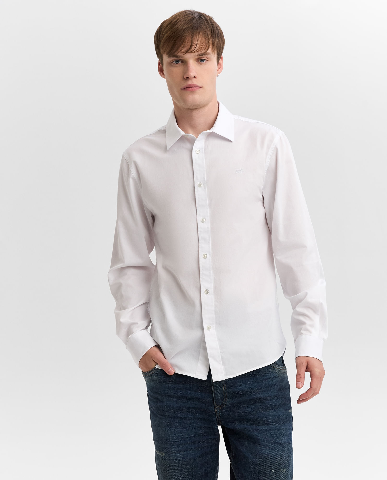 Camisa Manga Larg Hombre