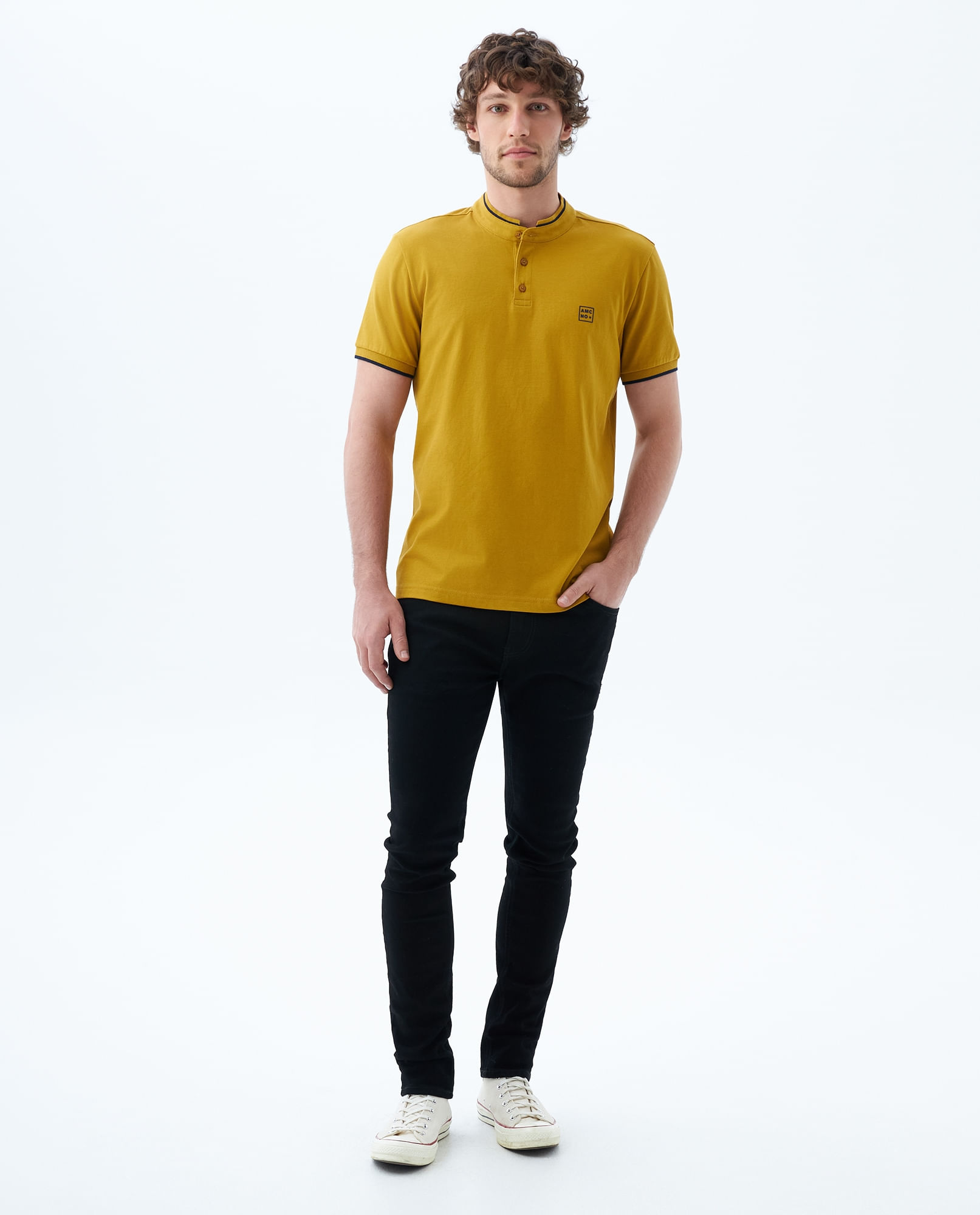 Polo Slim manga corta para hombre