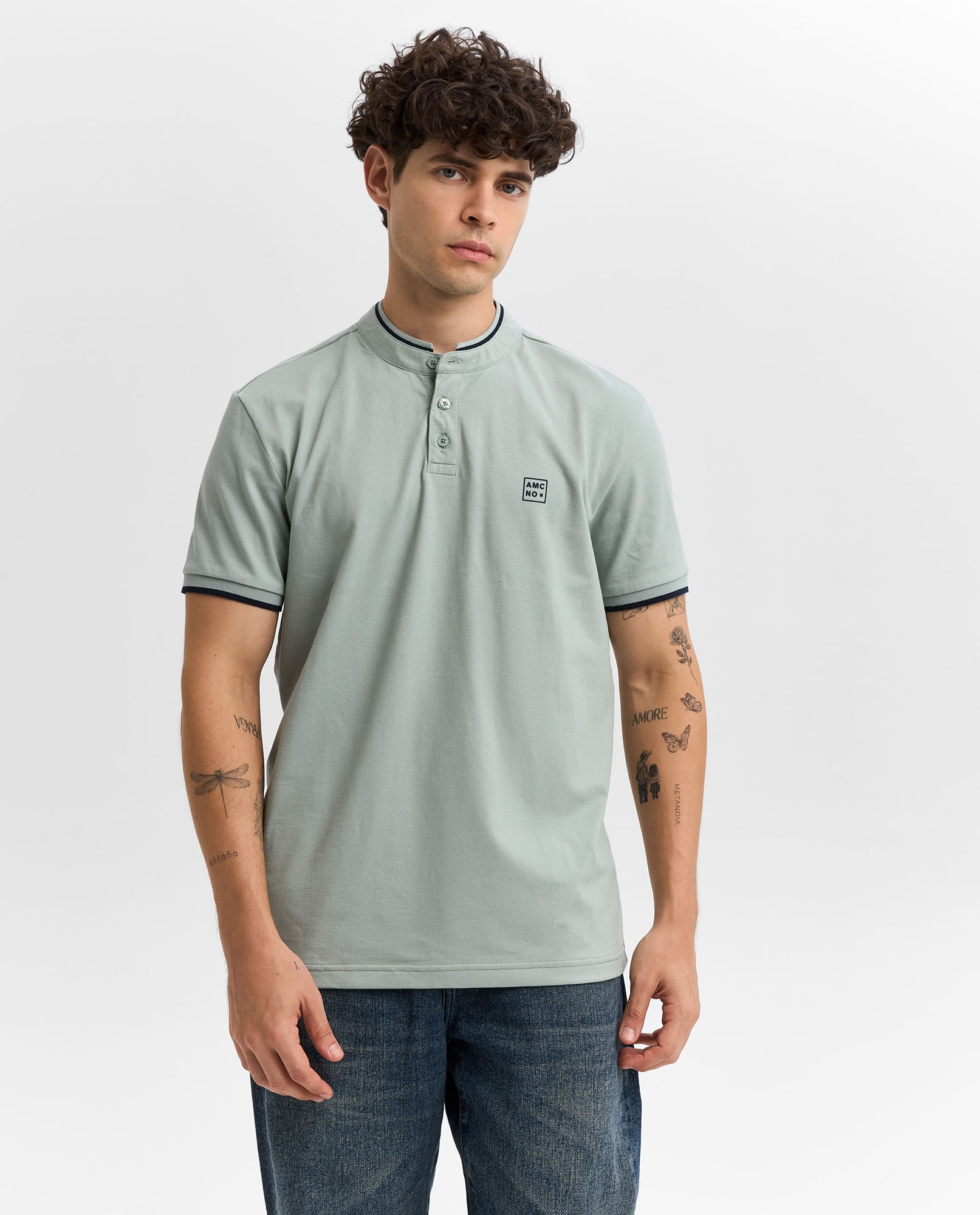 Polo Slim manga corta para hombre