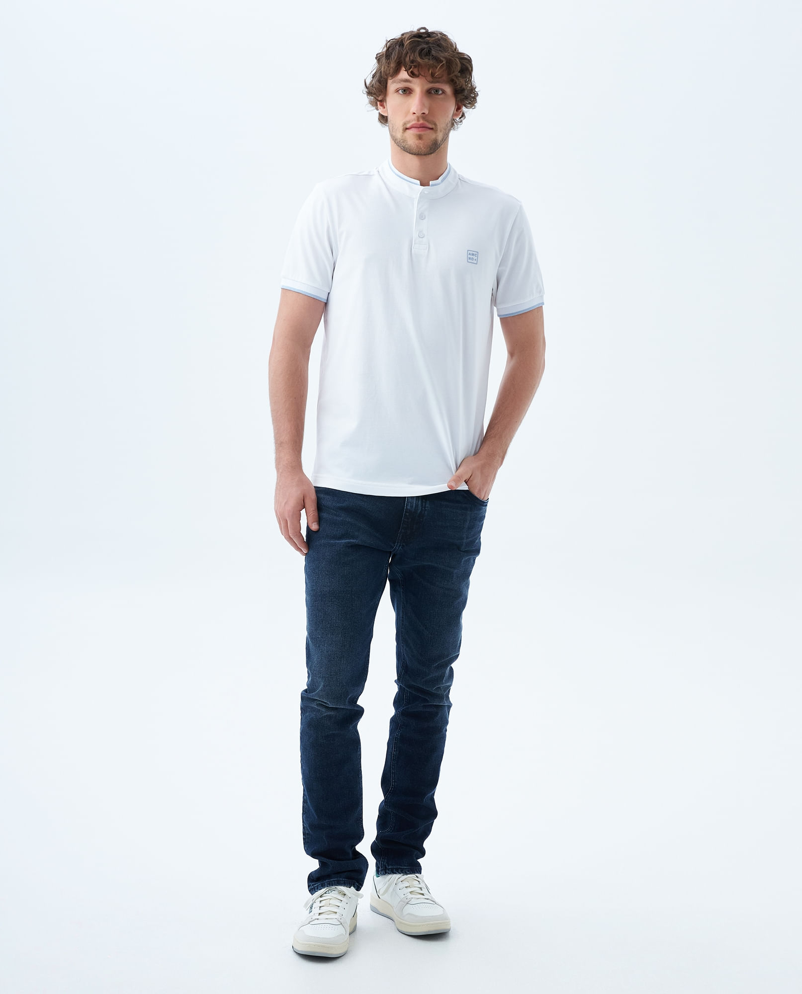 Polo Slim manga corta para hombre