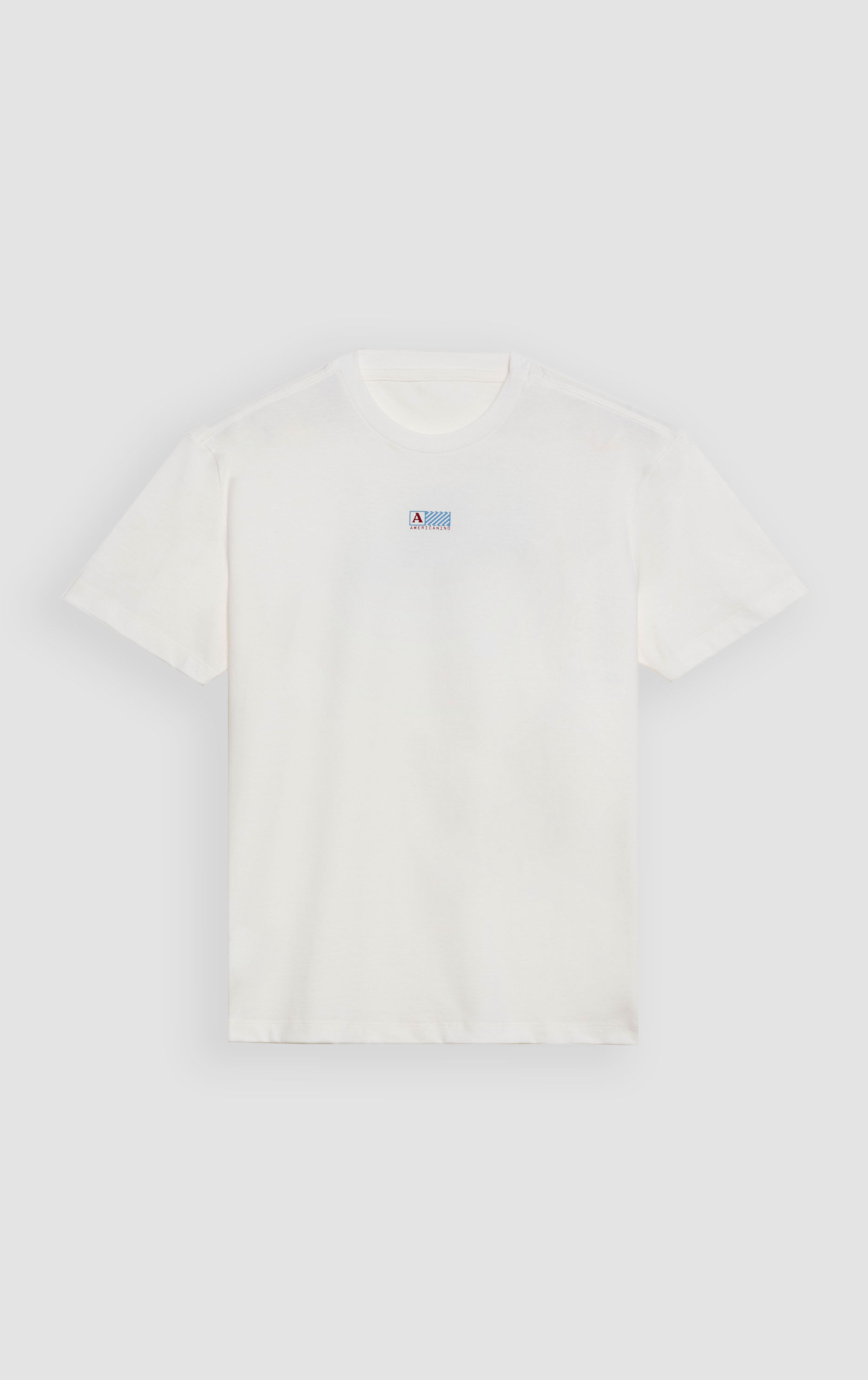 Camiseta slim algodón estampado localizado