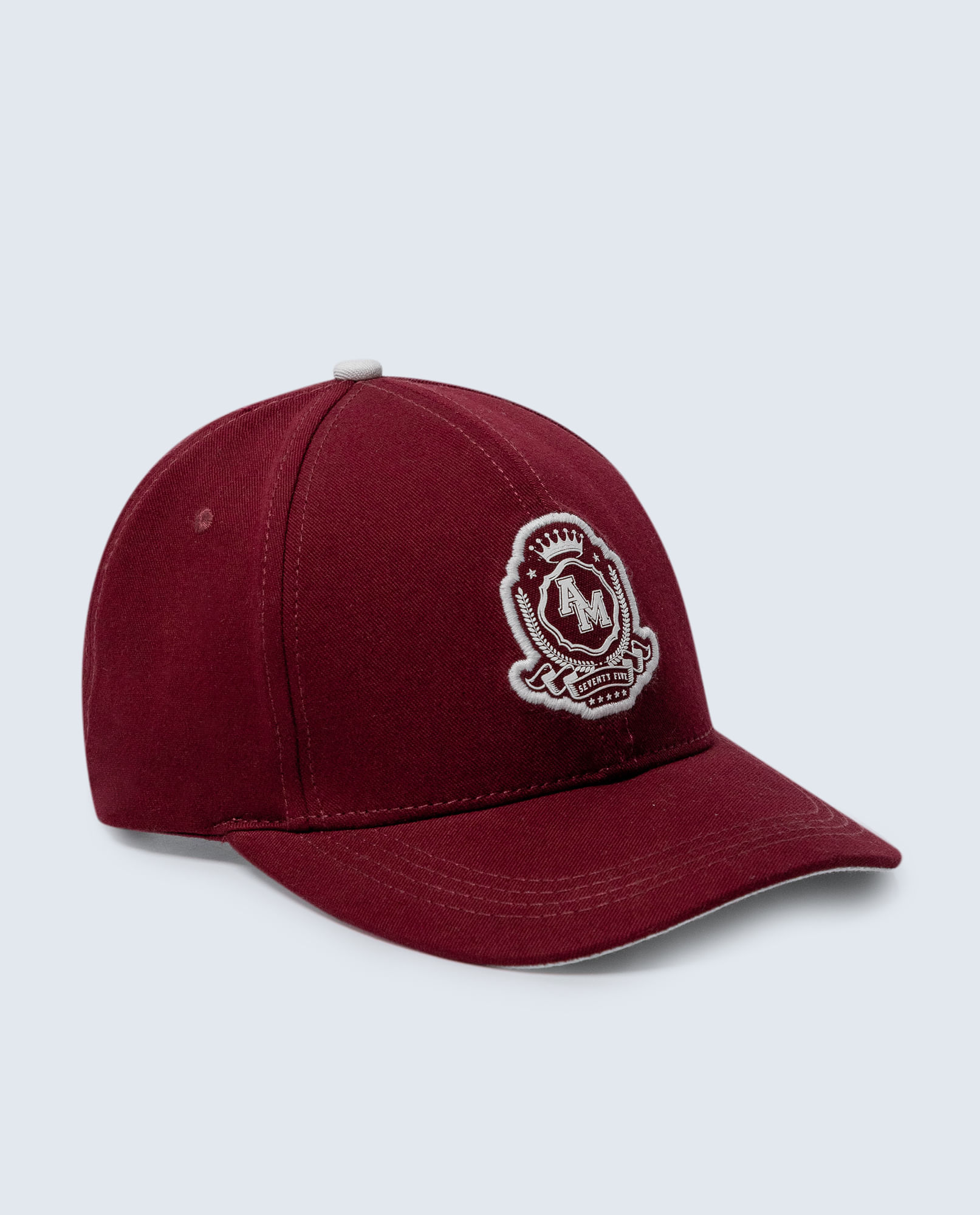 Gorra clásica en algodón con escudo bordado