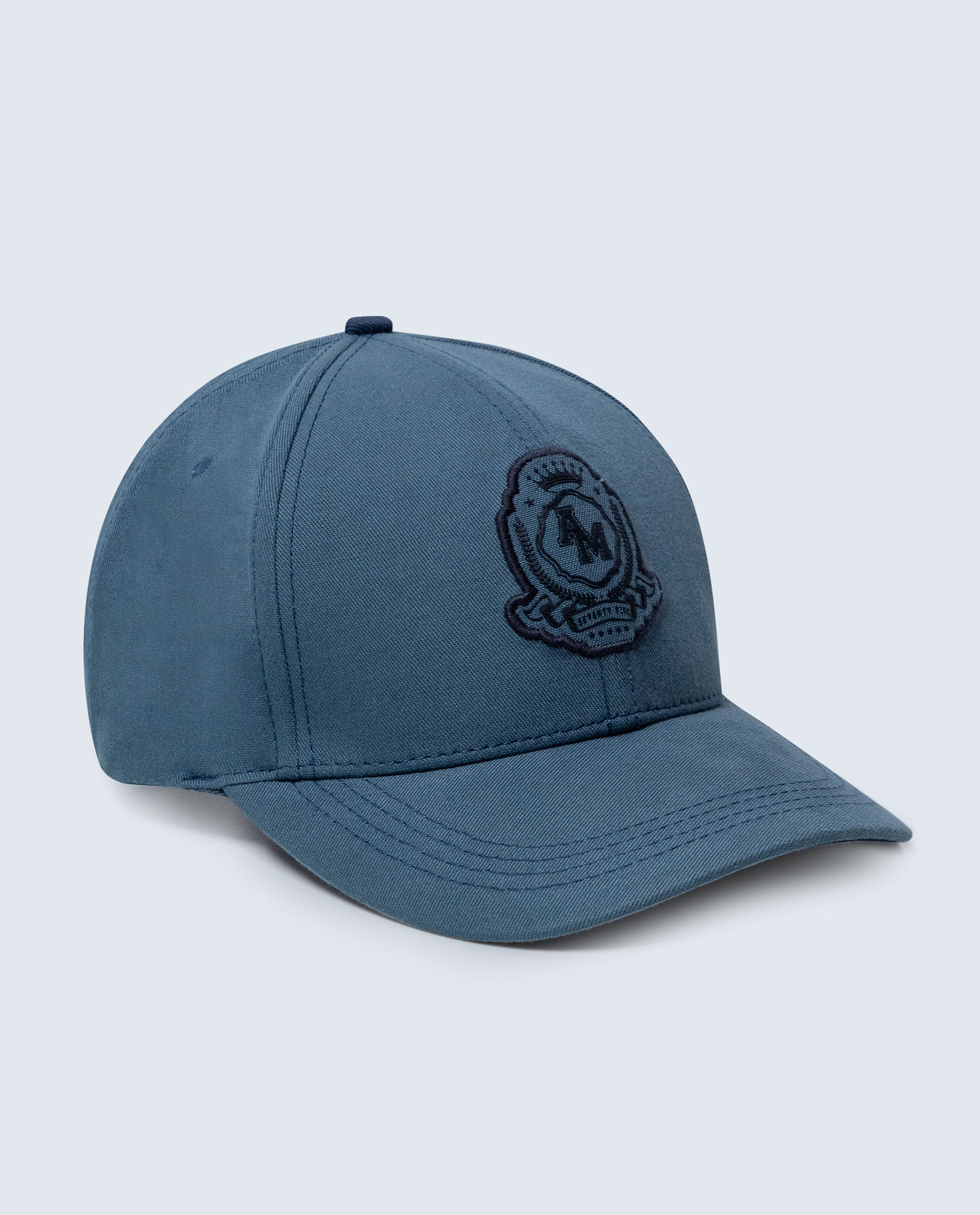 Gorra clásica en algodón con escudo bordado