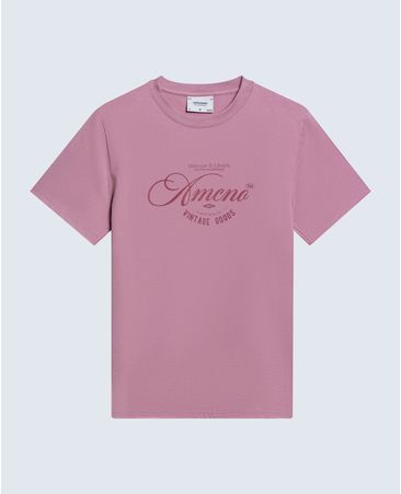 Camiseta regular algodón logo Amore