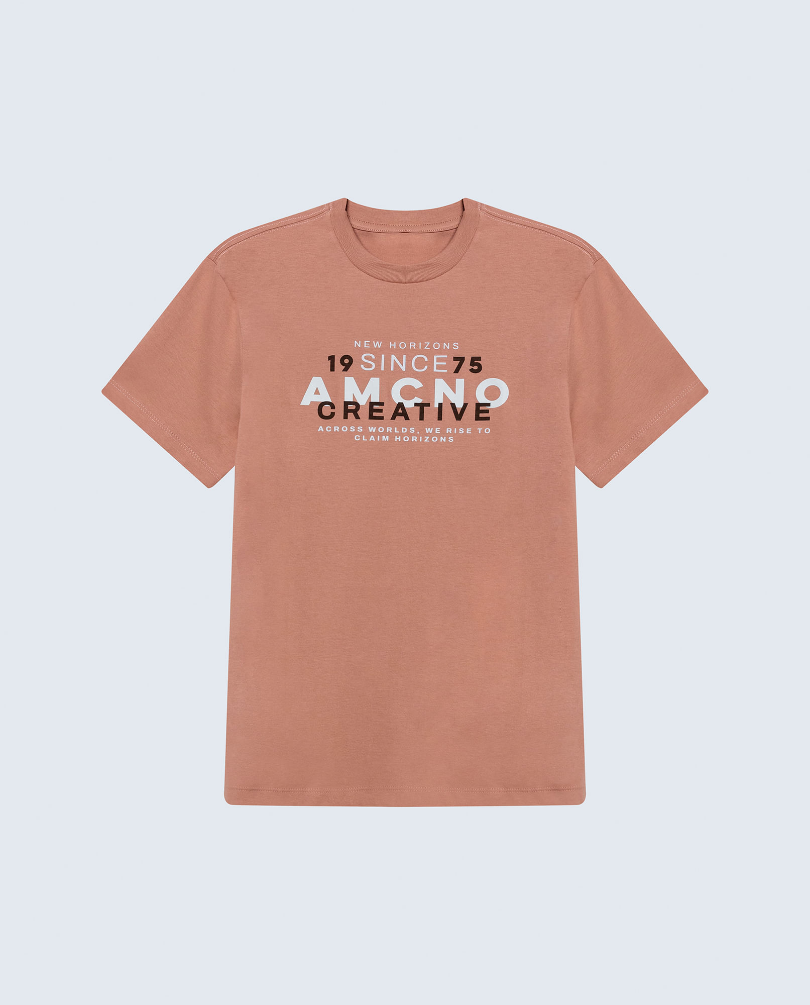 Camiseta slim algodón estilo deportivo AMCNO