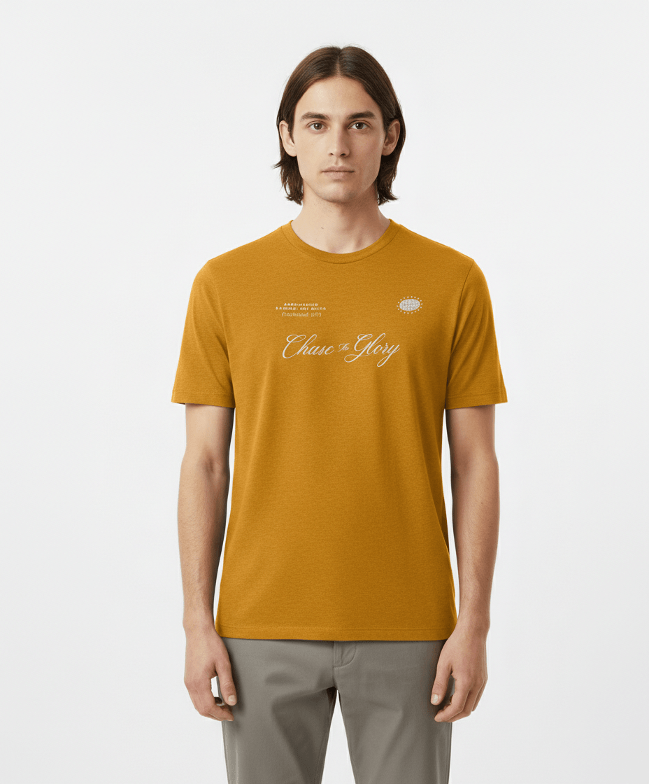Camiseta slim algodón estilo deportivo AMCNO