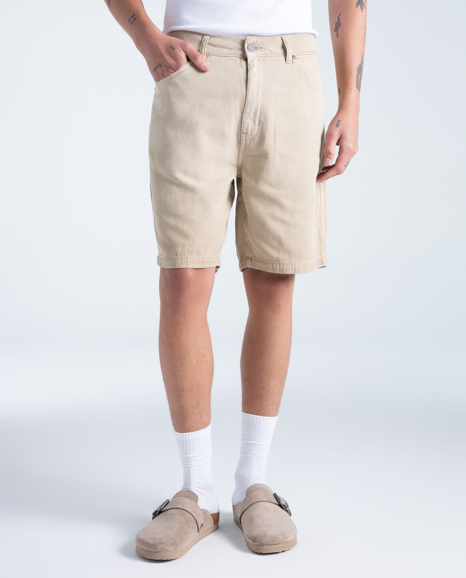 Bermuda ajuste estándar para hombre