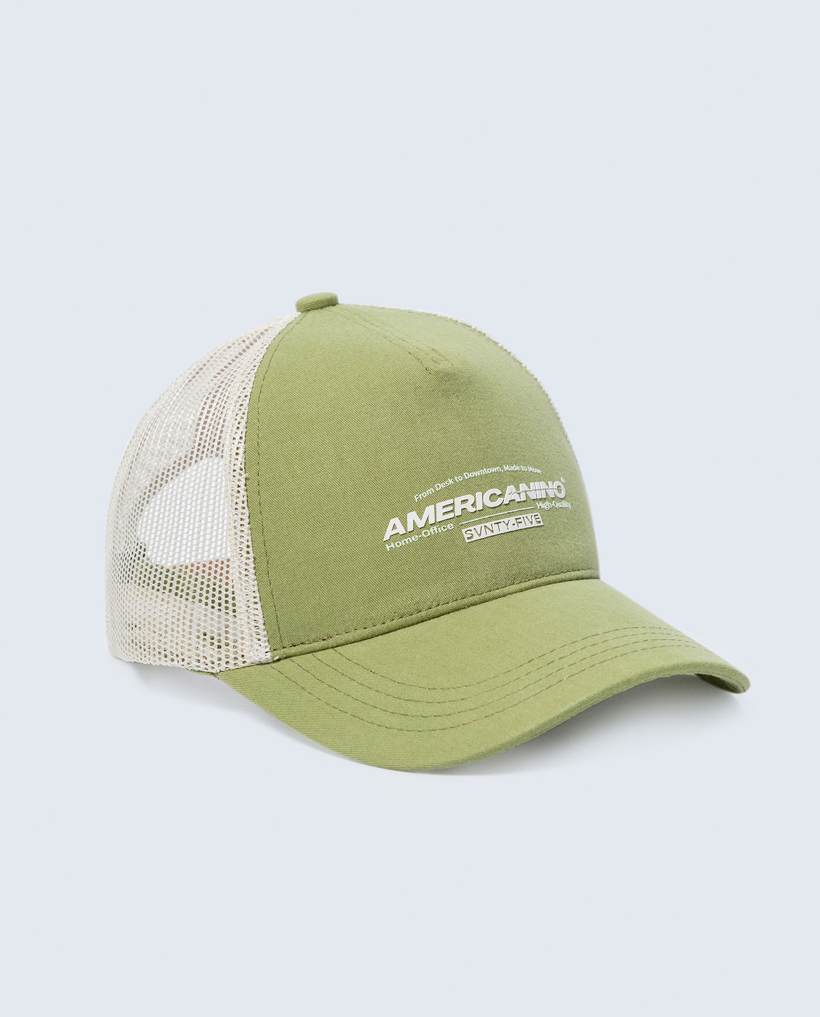 Trucker con visera curvada para hombre
