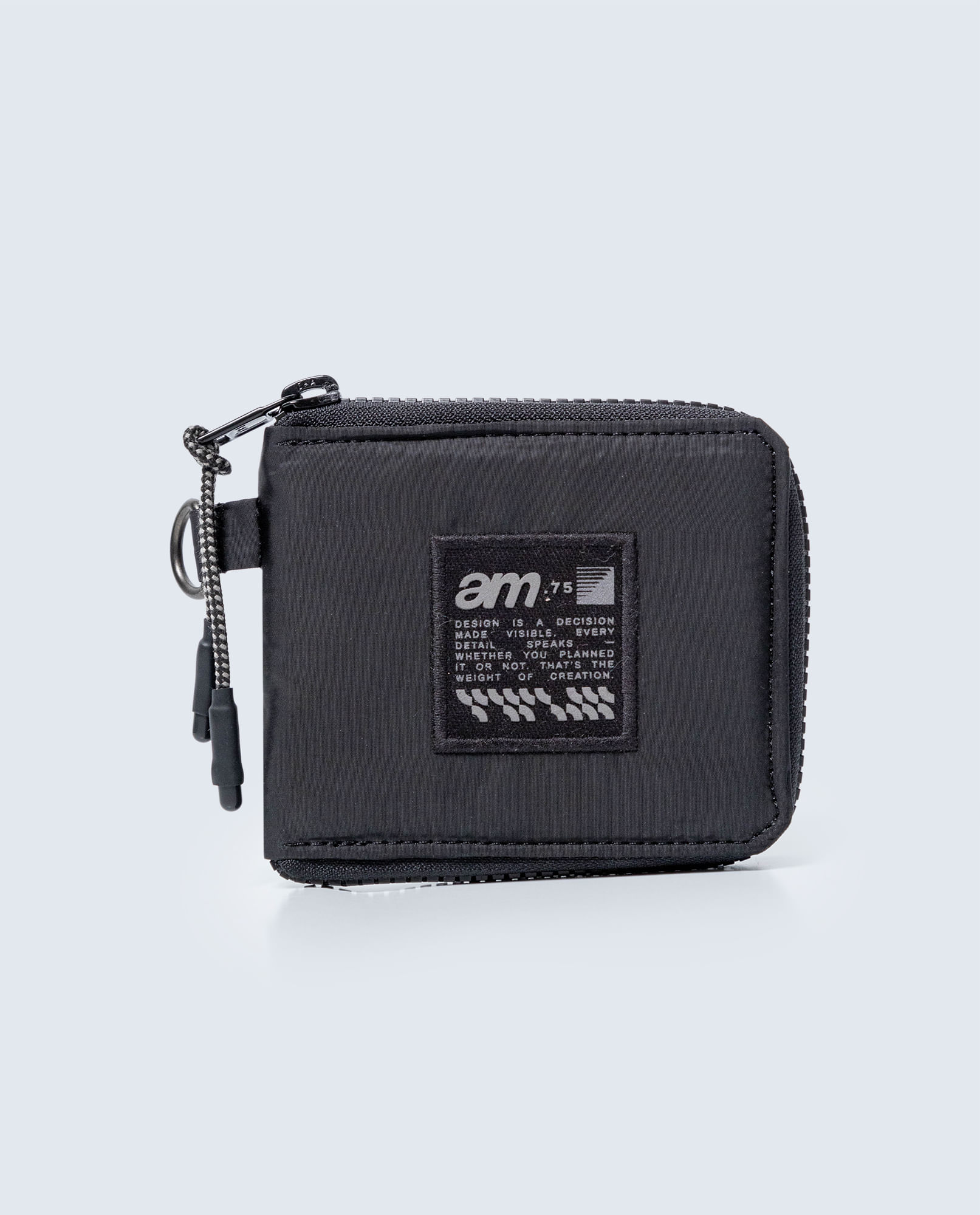 Cartera tiro medio con parche bordado
