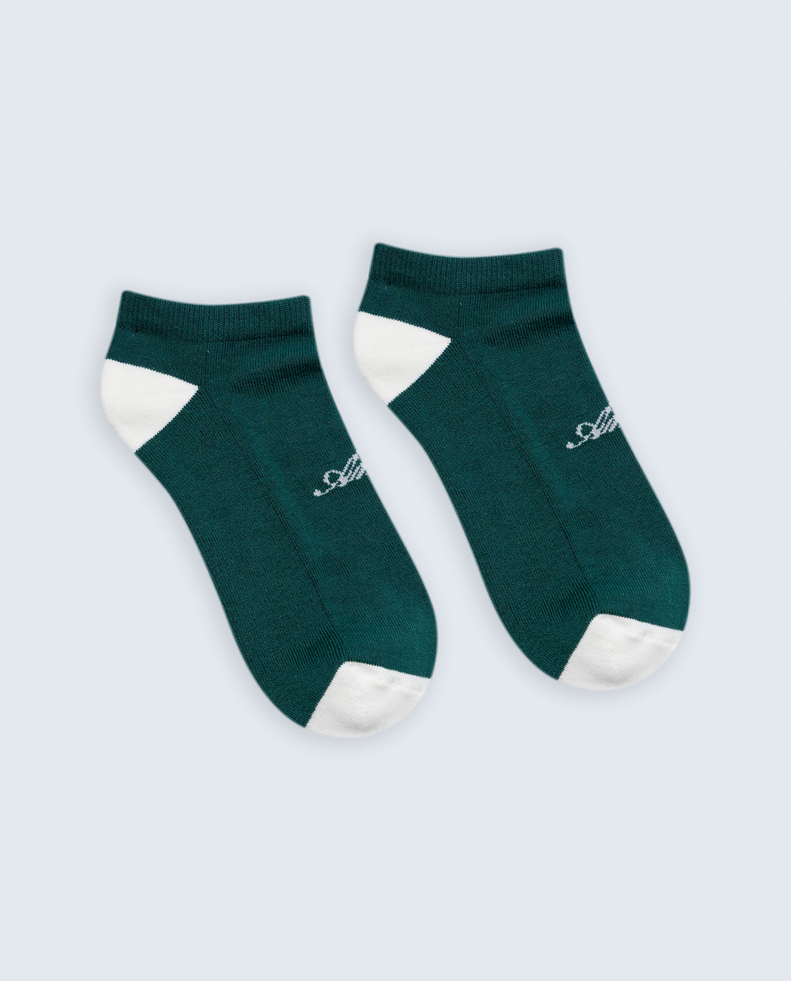 Calcetines tobilleros algodón bordado