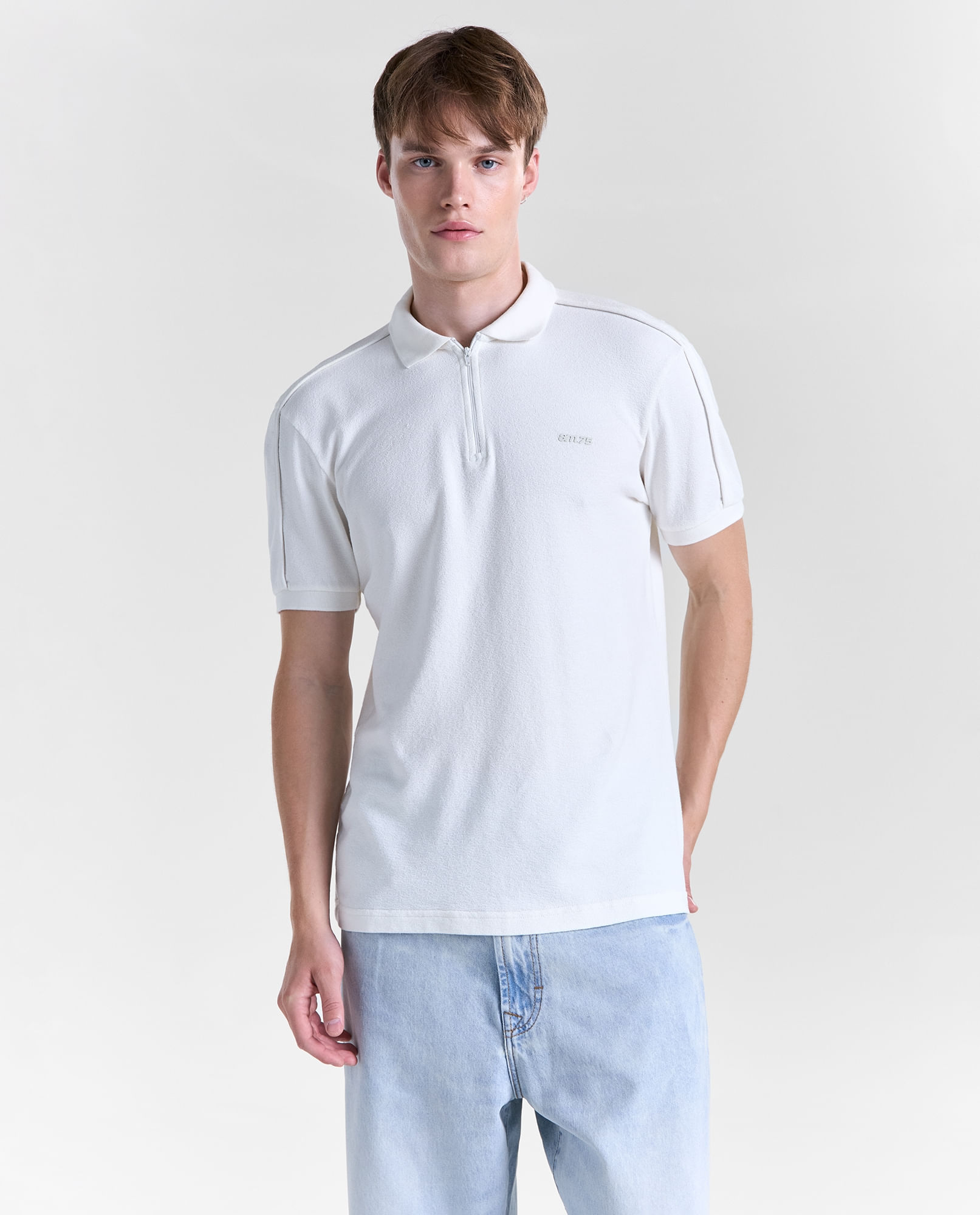 Camisa Polo manga corta cuello Polo para hombre