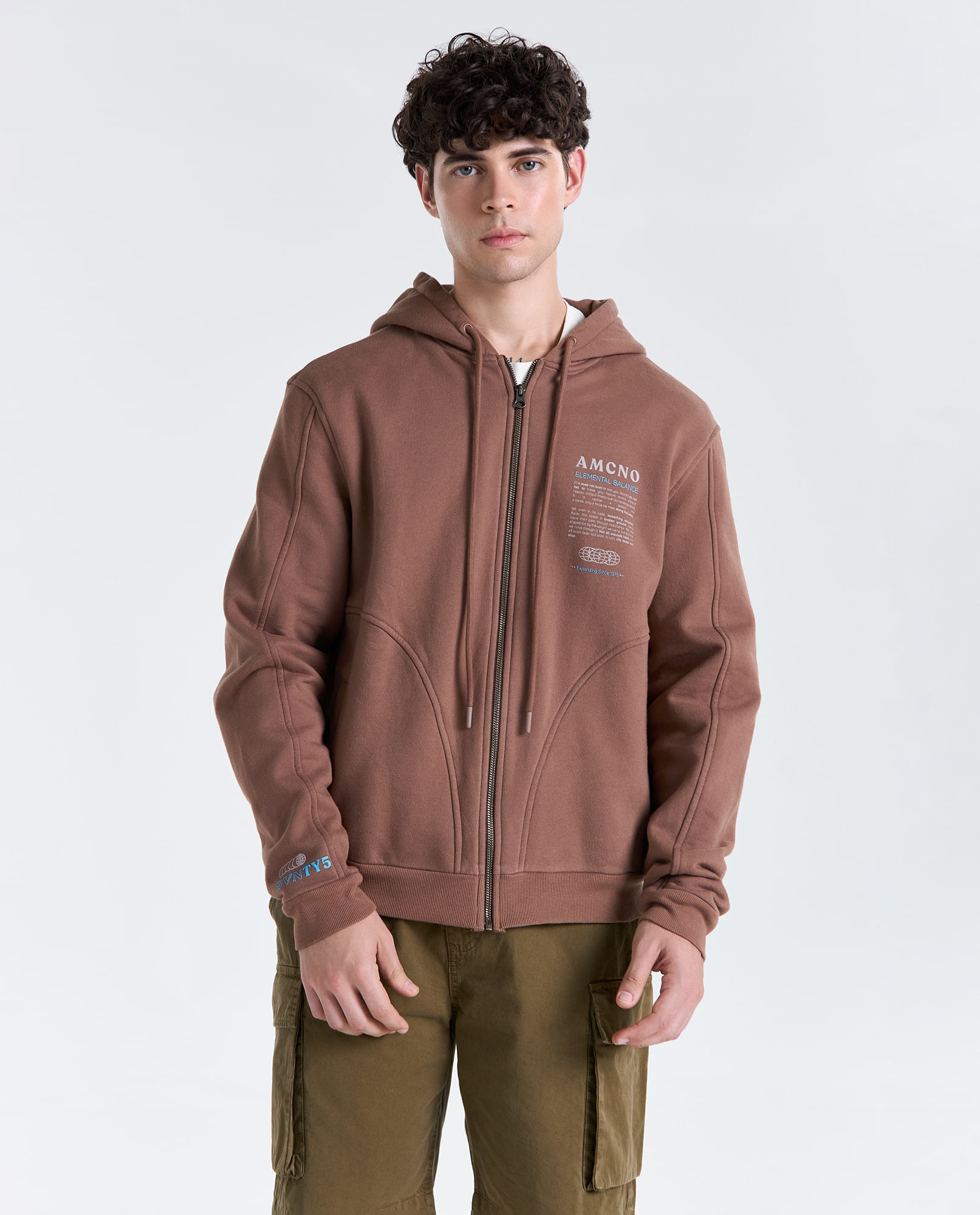 Buzo abierto regular para hombre