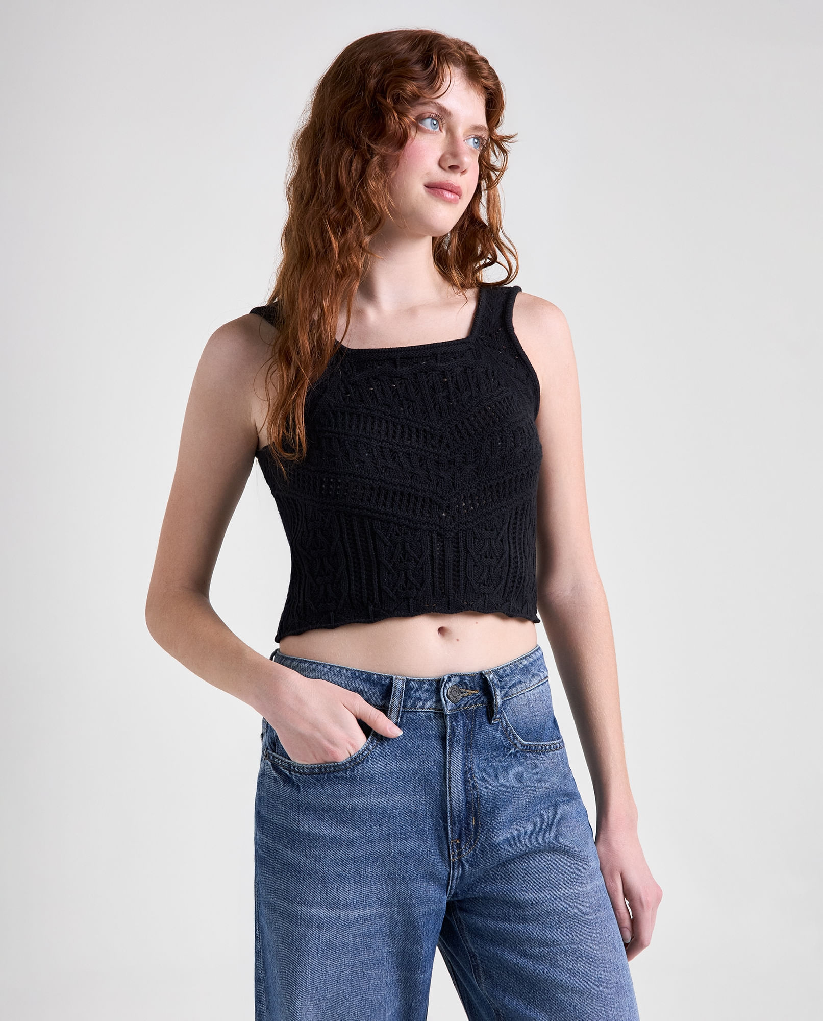 Camisa diseño clásico manga 3/4 cuello clásico para mujer