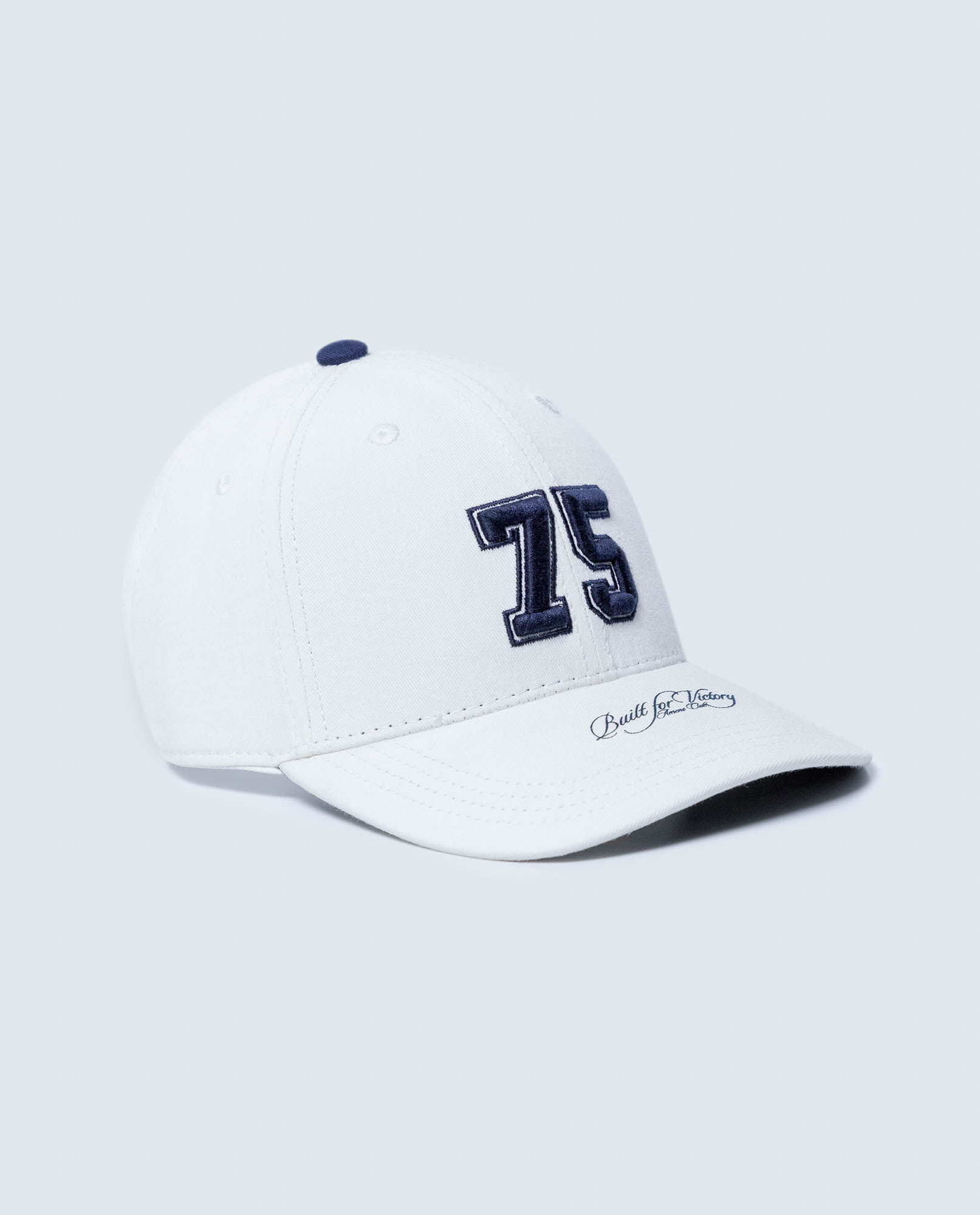 Gorra ajuste béisbol en algodón bordado frontal