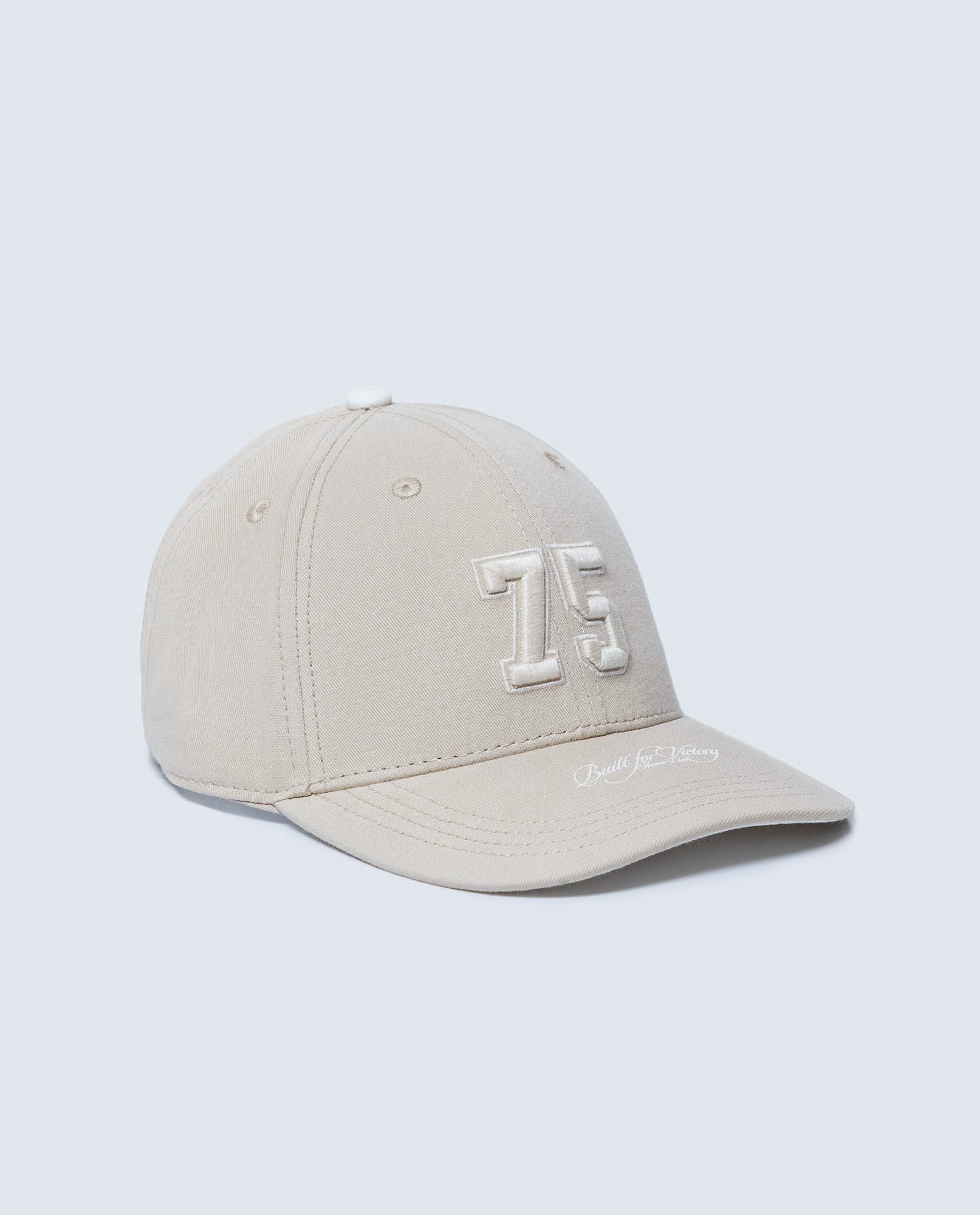 Gorra ajuste béisbol en algodón bordado frontal