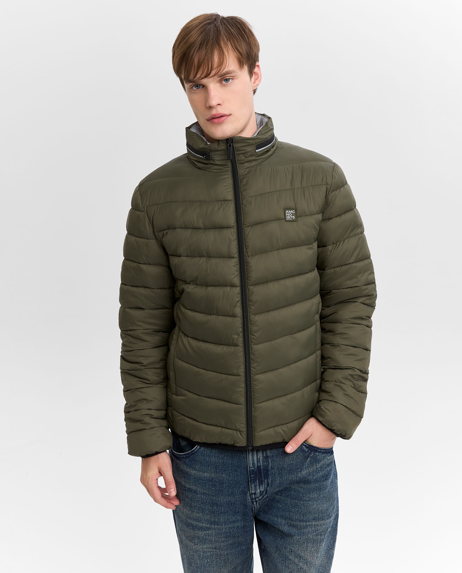 Chaqueta bomber capucha para hombre