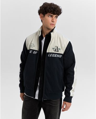 BOMBER WITH EMBROIDERY