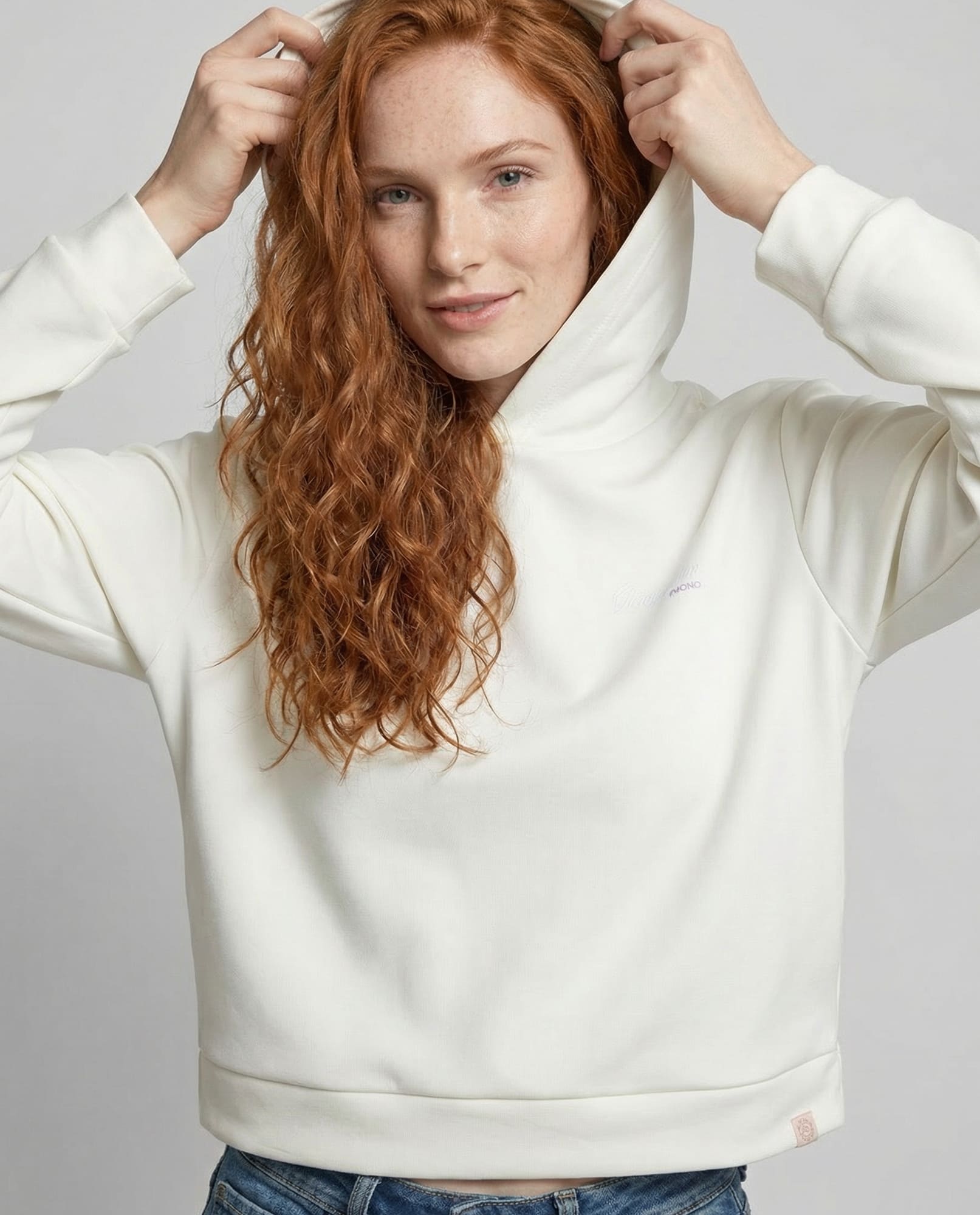 Hoodie Beige  Retro Vibe