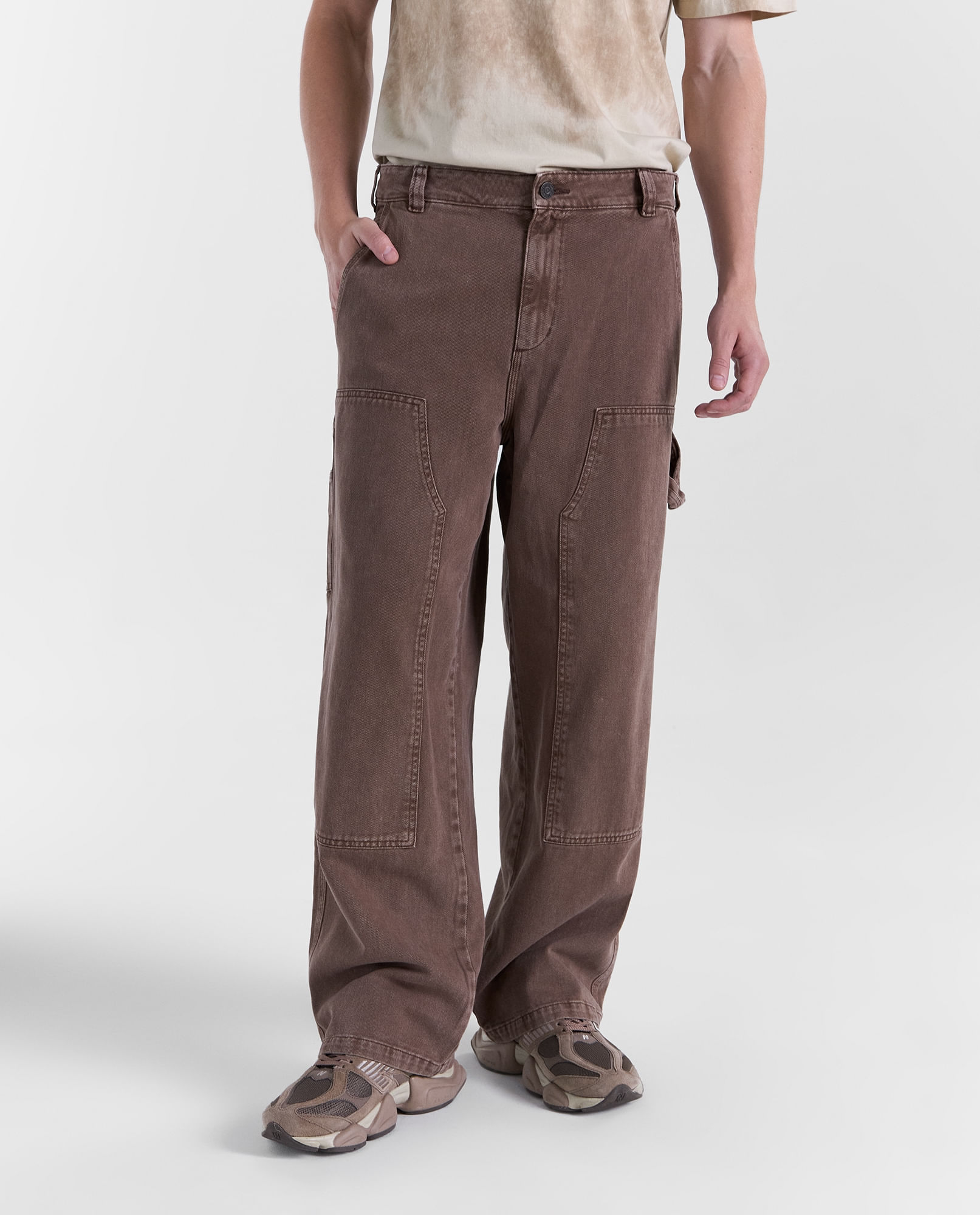 Pantalón Straight tiro medio para hombre