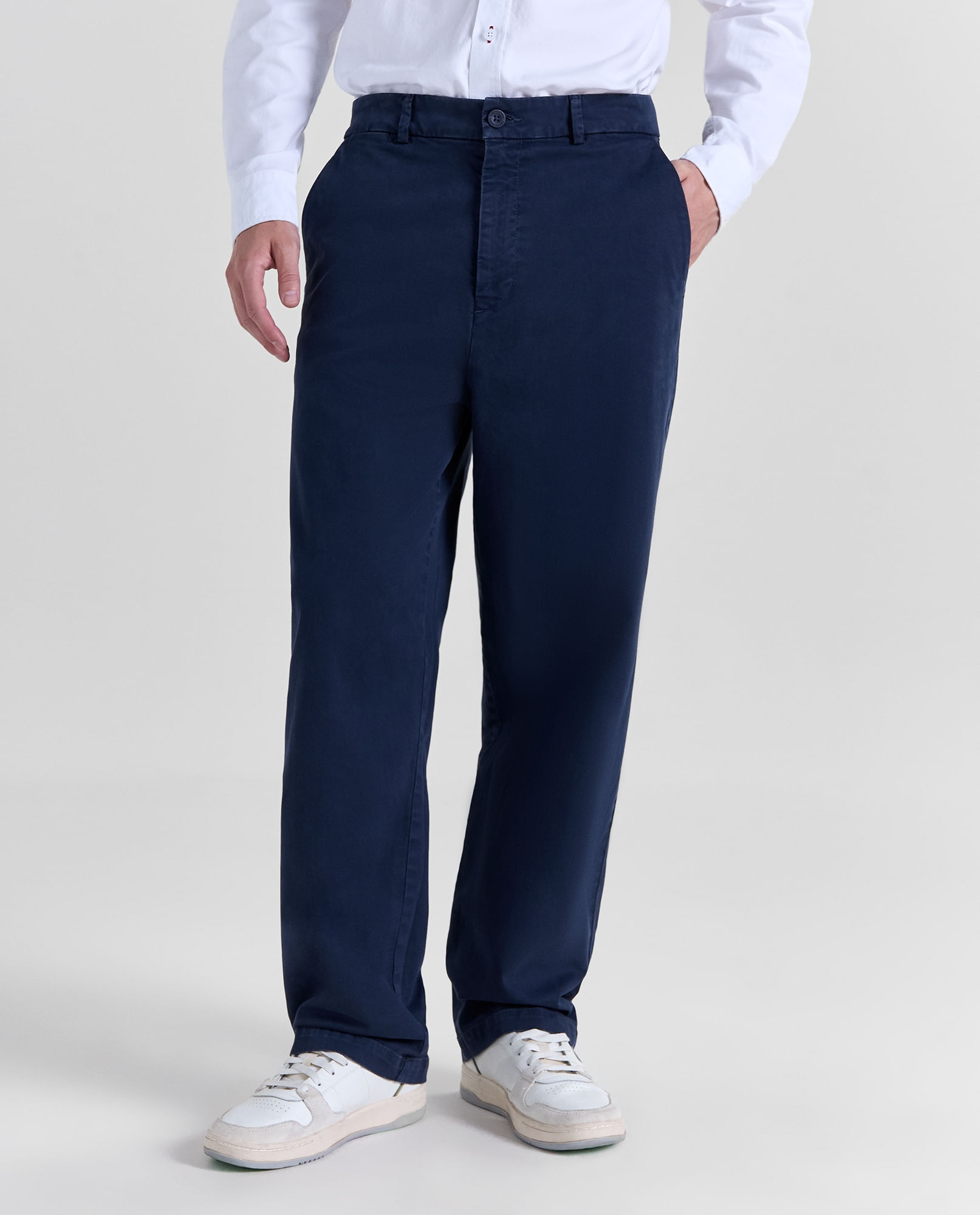 Pantalón Straight tiro medio para hombre